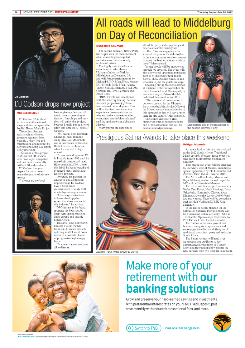 Lowvelder Express 29 September 2022 page 18