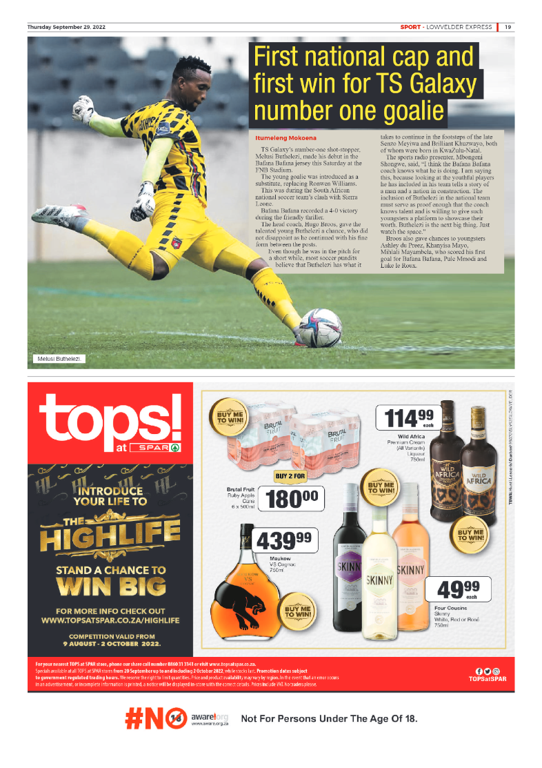 Lowvelder Express 29 September 2022 page 19