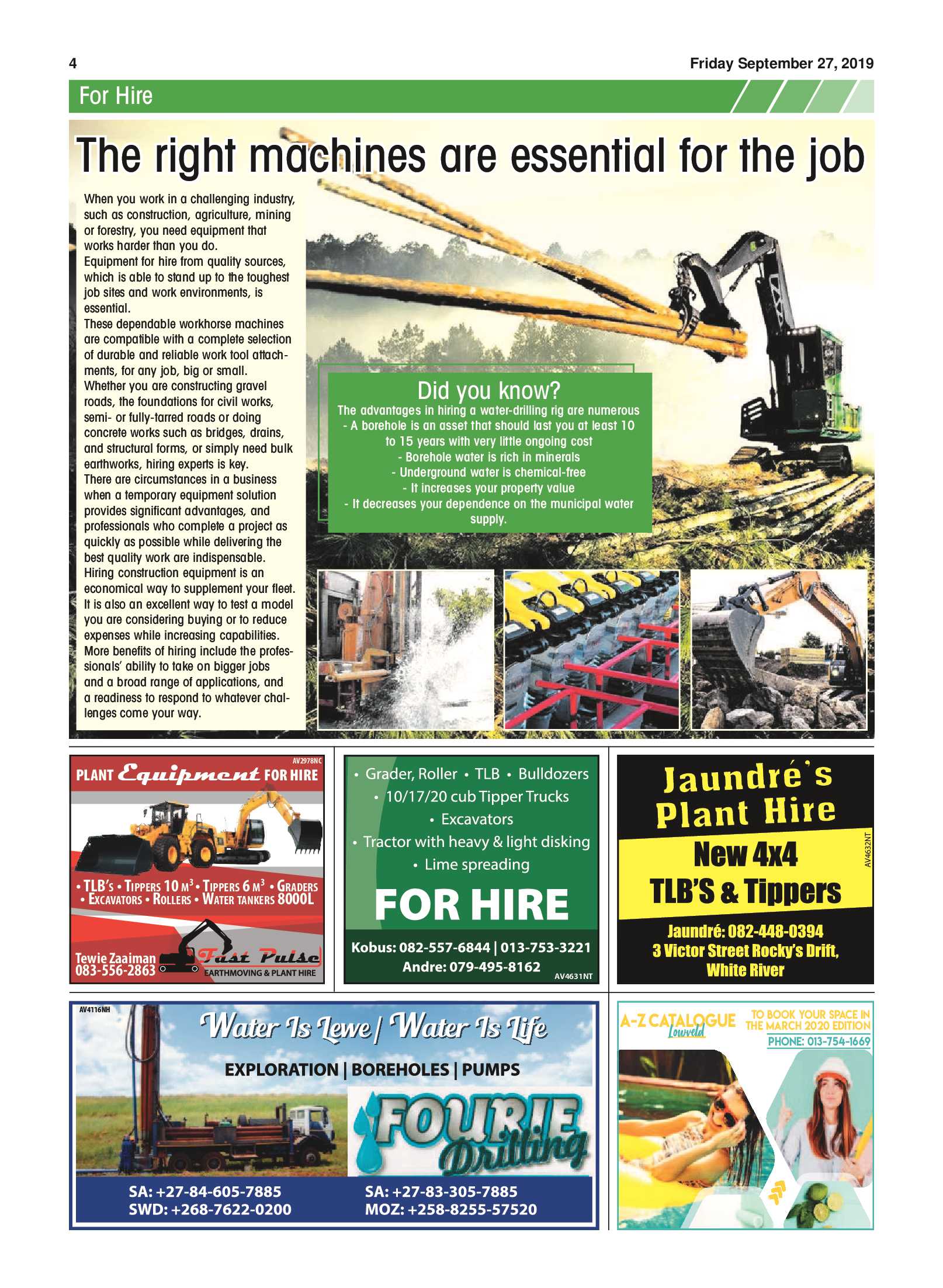 A-Z Catalogue Sept – Dec 2019 page 4