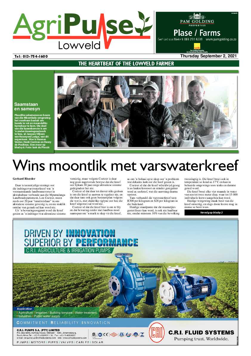 AgriPulse 2 September 2021 page 1