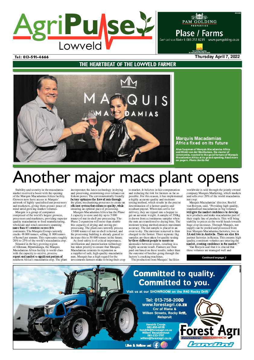 AgriPulse April 2022 page 1