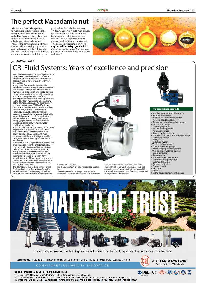 AgriPulse August 2021 page 4