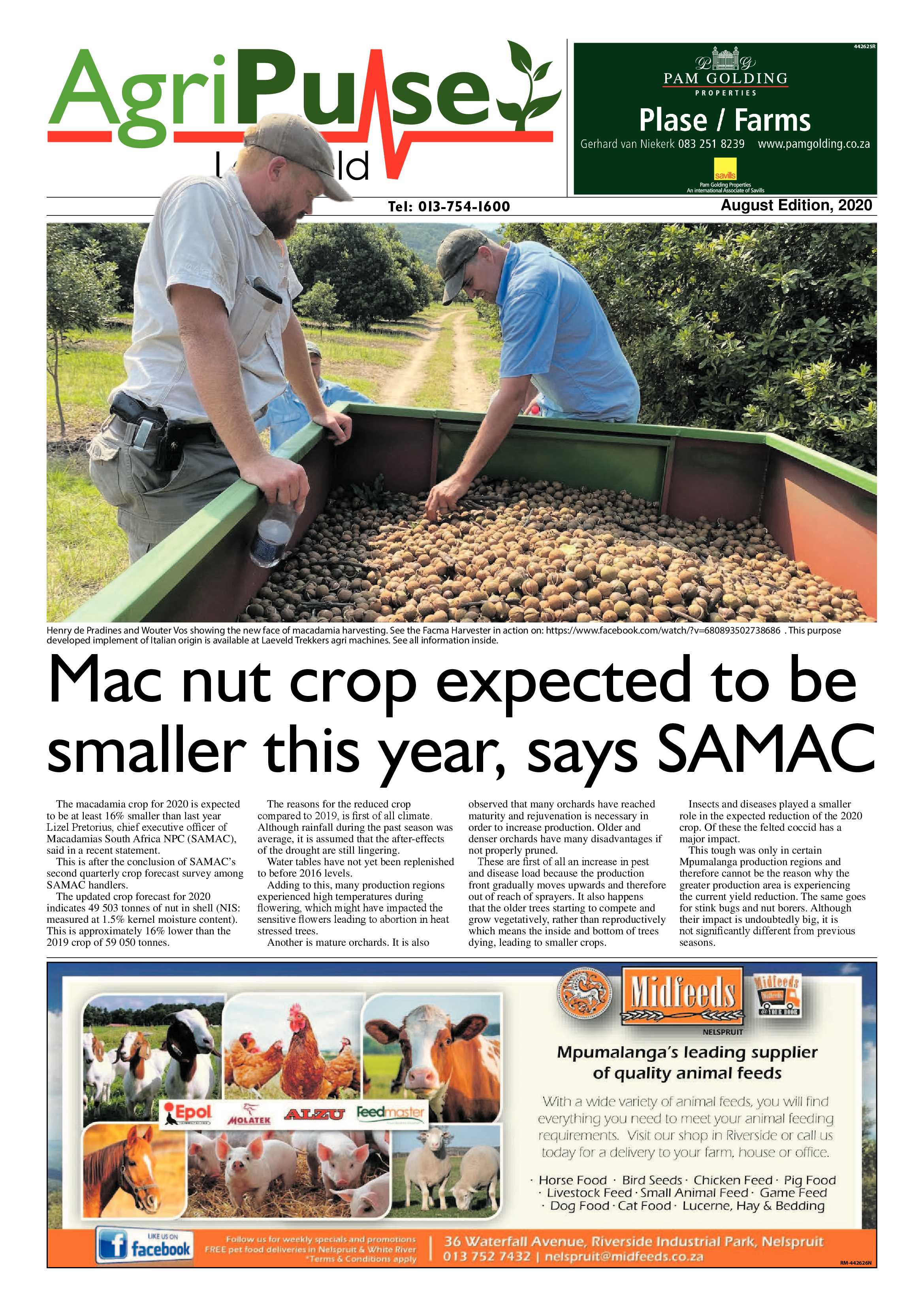 AgriPulse August Edition 2020 page 1