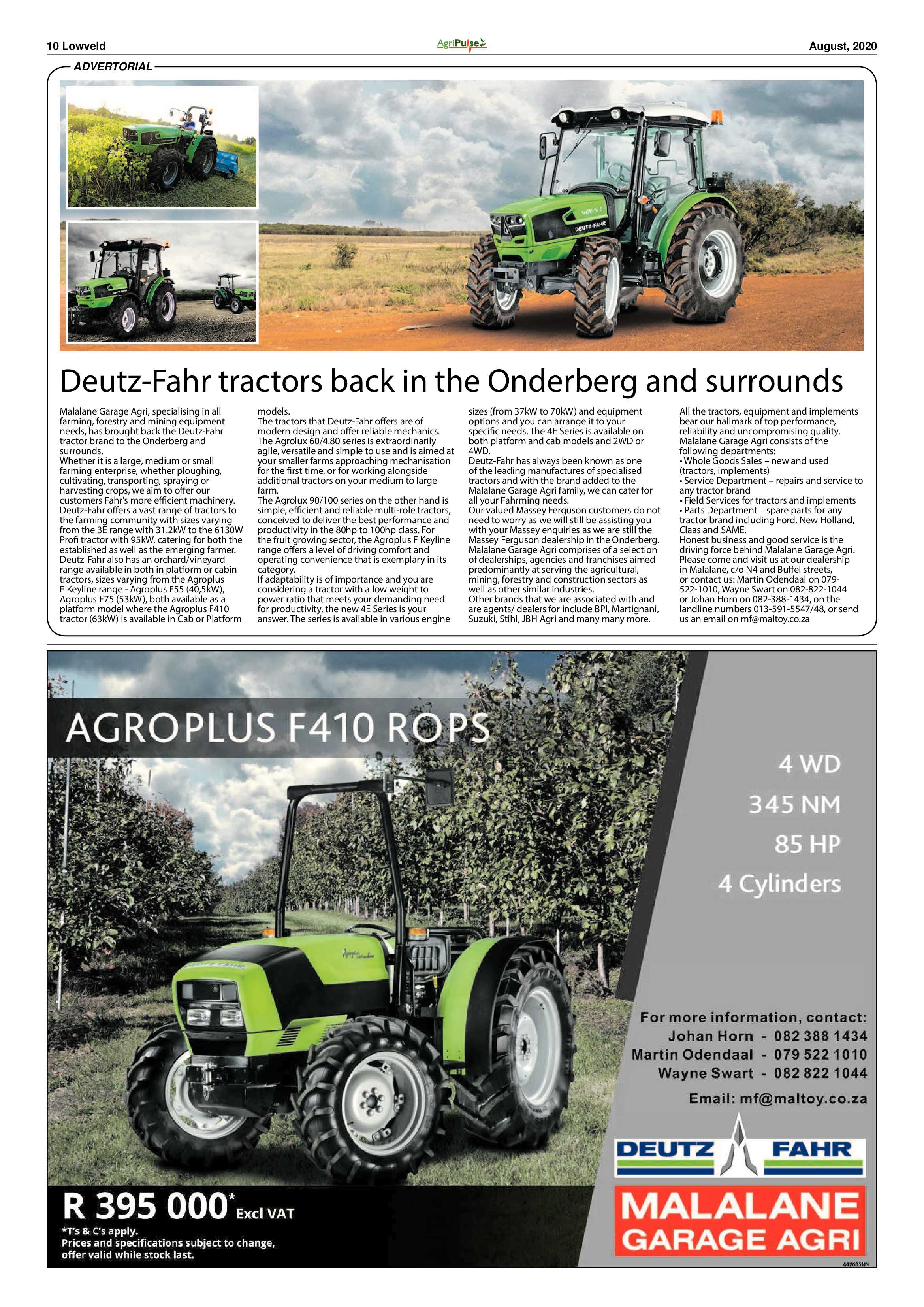AgriPulse August Edition 2020 page 10