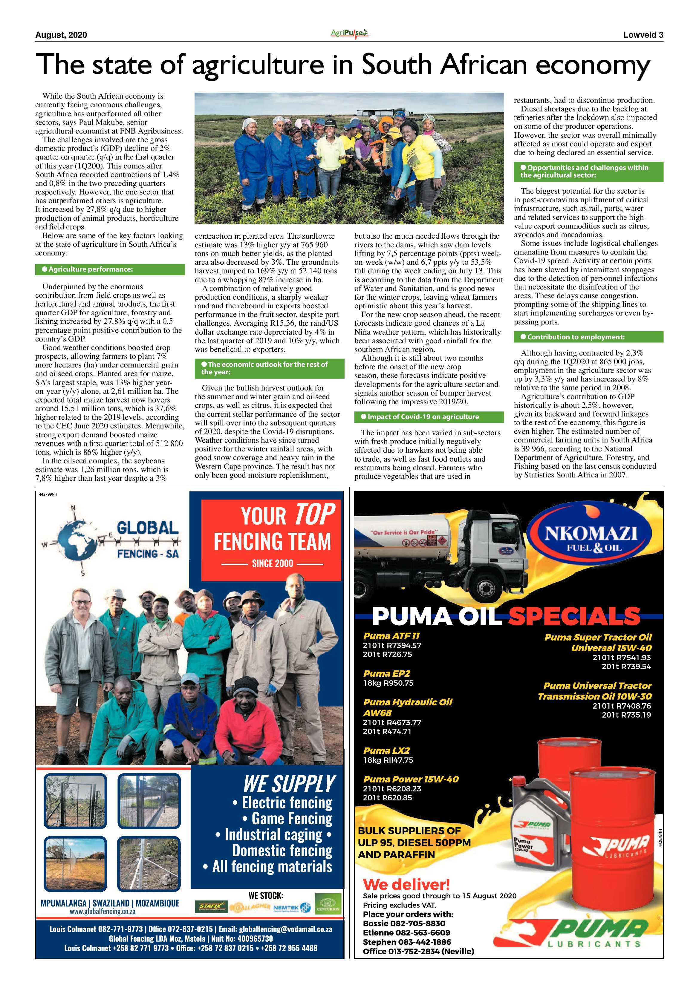 AgriPulse August Edition 2020 page 3