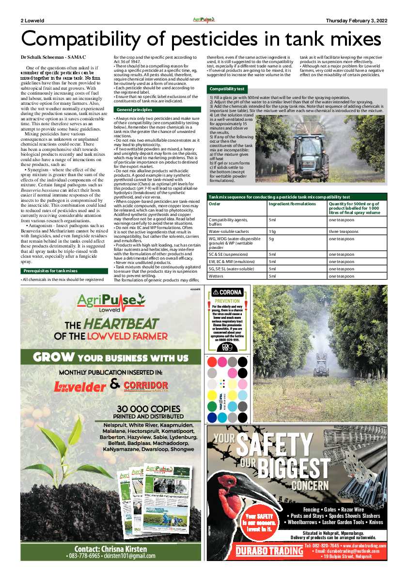 AgriPulse February 2022 page 2