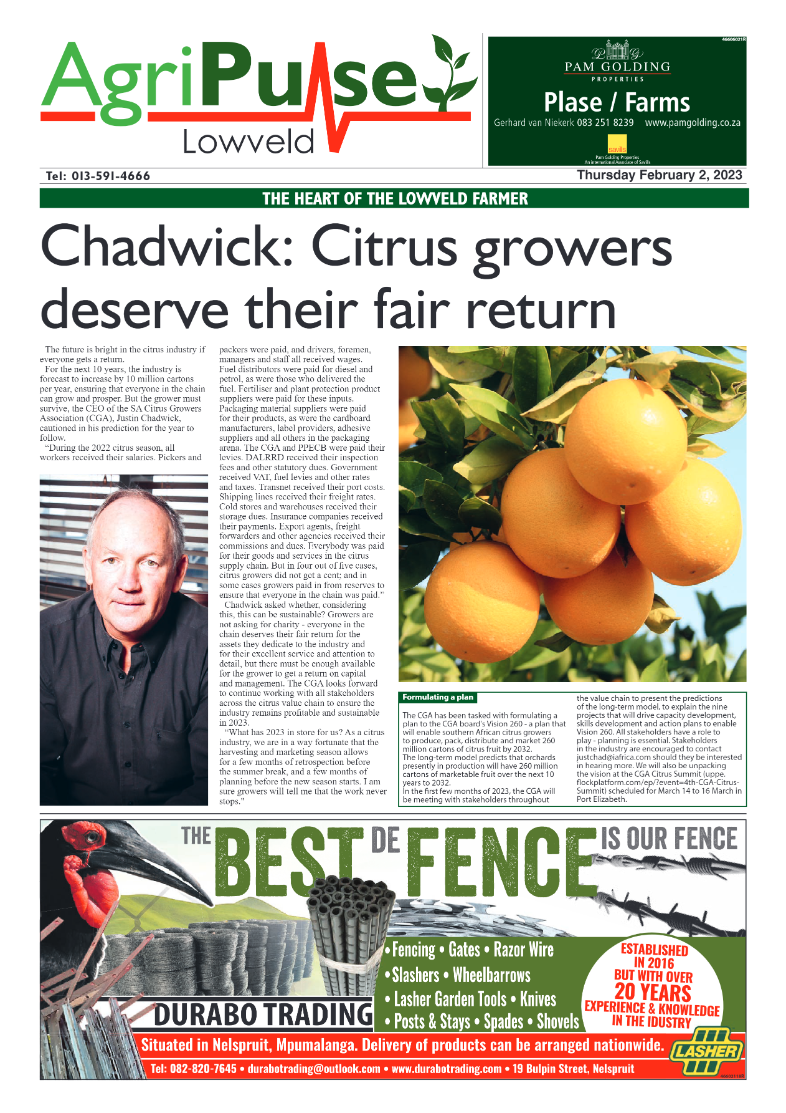 AgriPulse February 2023 page 1