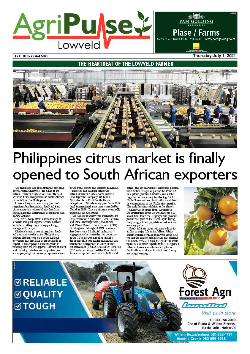 AgriPulse July 2021 page 1