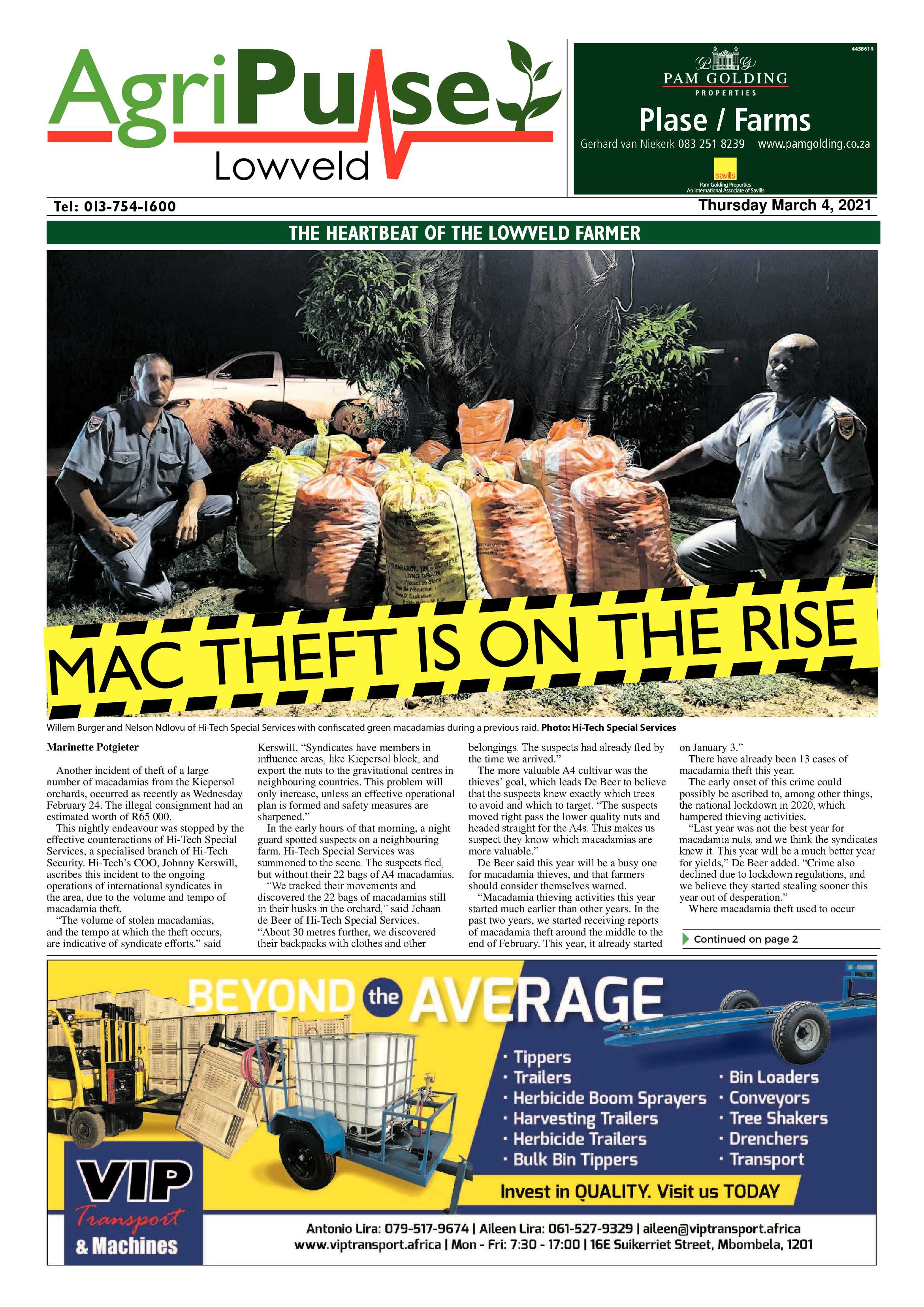 AgriPulse March 2021 page 1