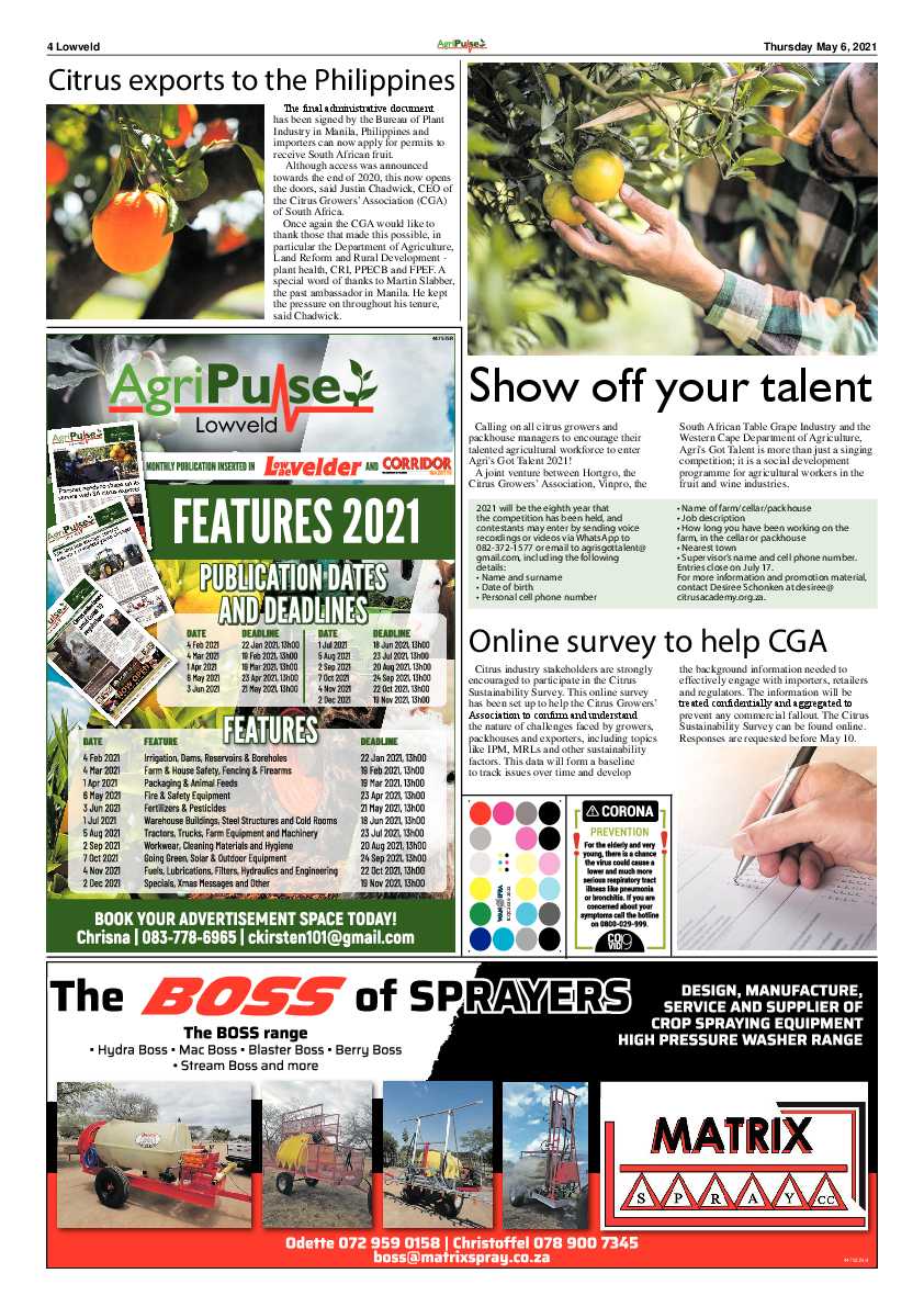 AgriPulse May 2021 page 4