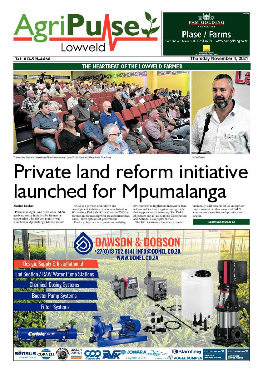 AgriPulse November 2021 page 1