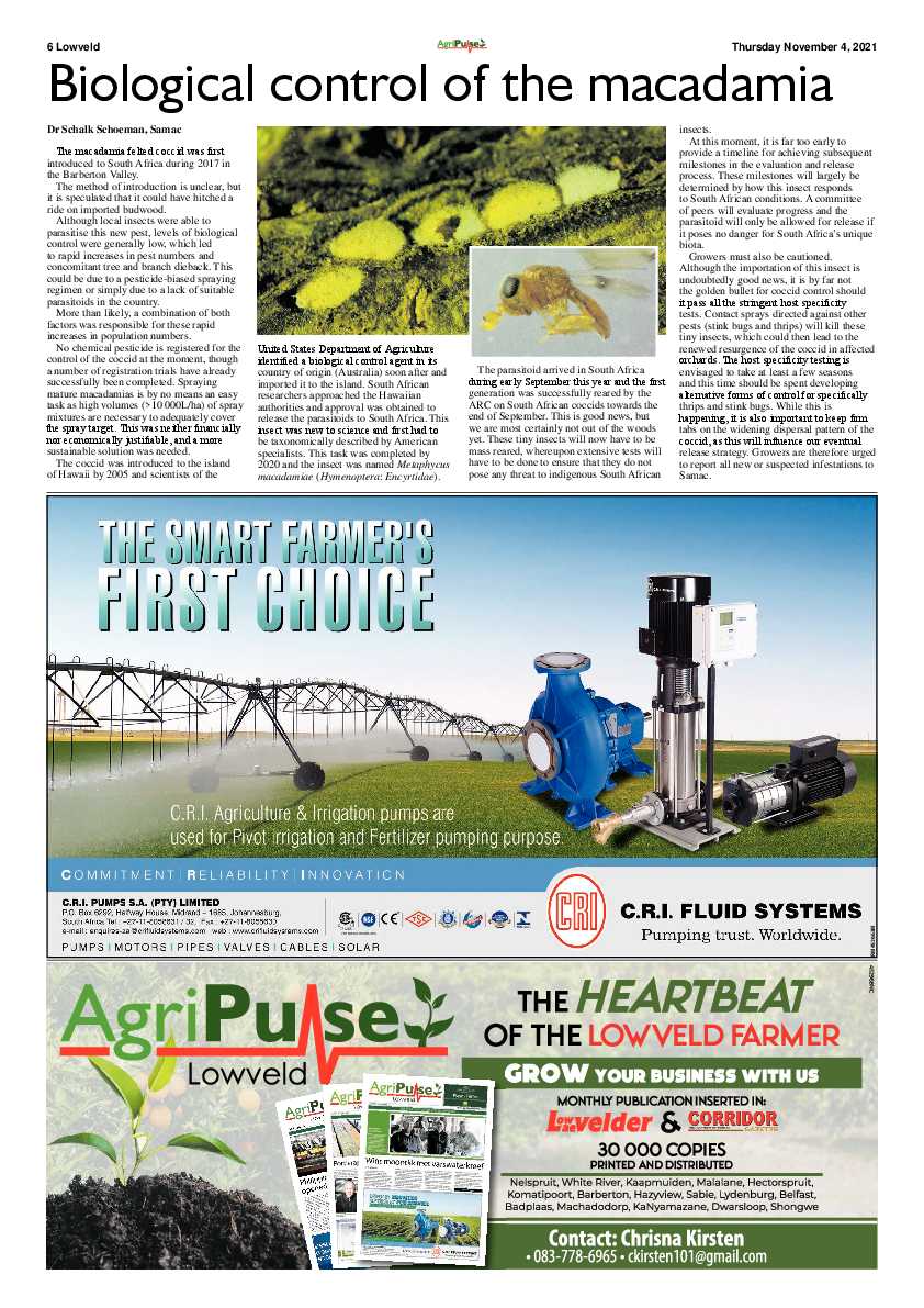 AgriPulse November 2021 page 6