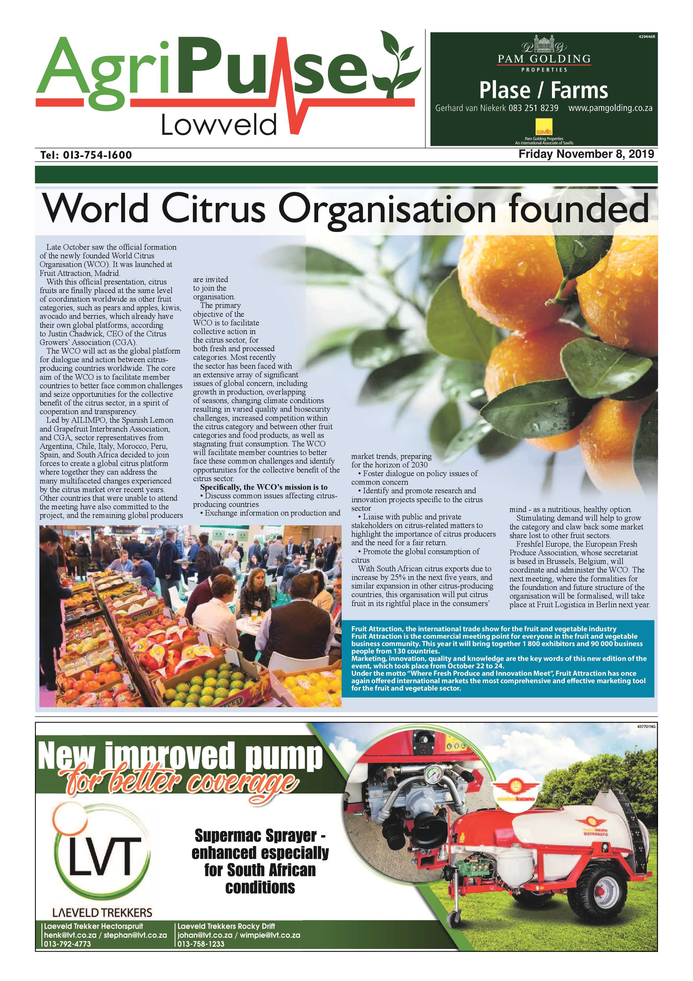 AgriPulse November Edition 2019 page 1
