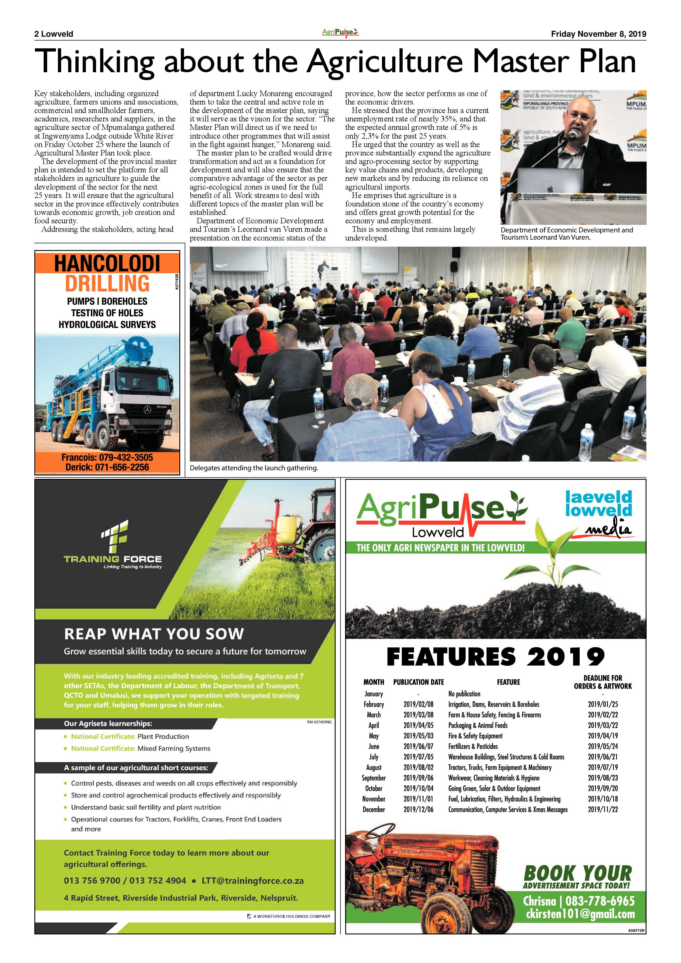 AgriPulse November Edition 2019 page 2