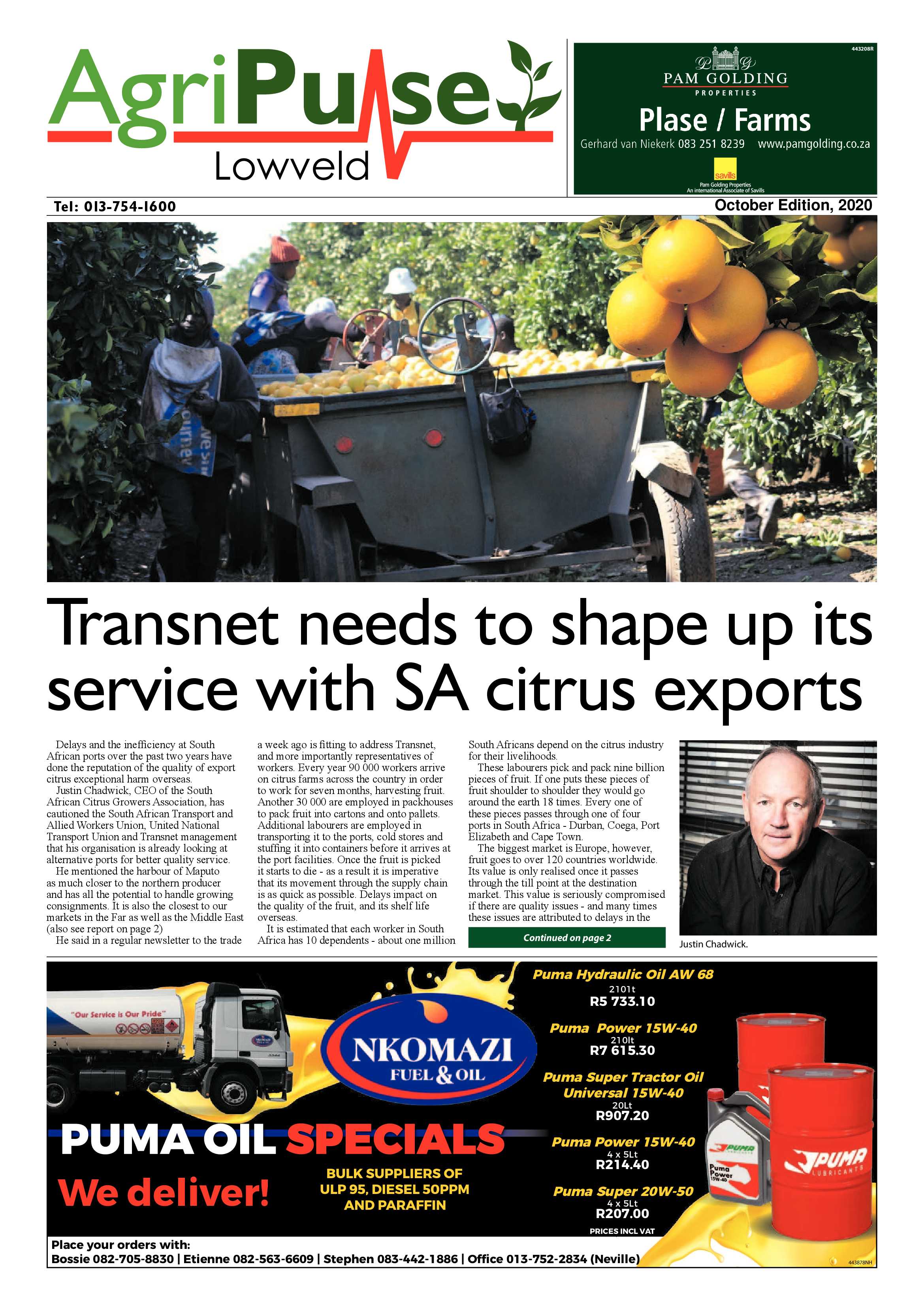 AgriPulse October Edition 2020 page 1