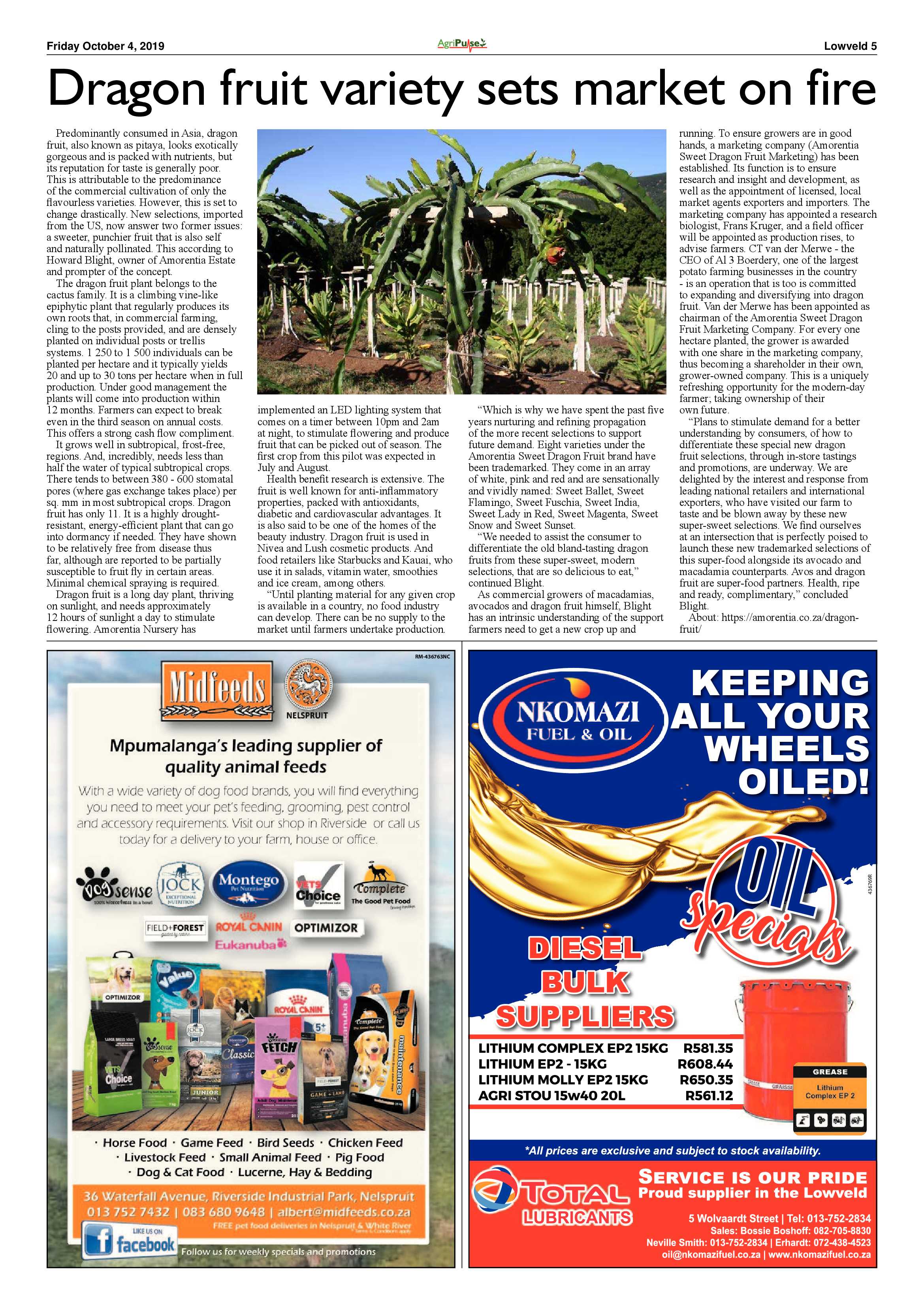 AgriPulse October 2019 page 5