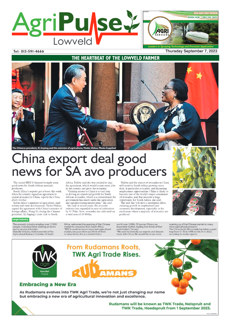 AgriPulse September 2023 page 1