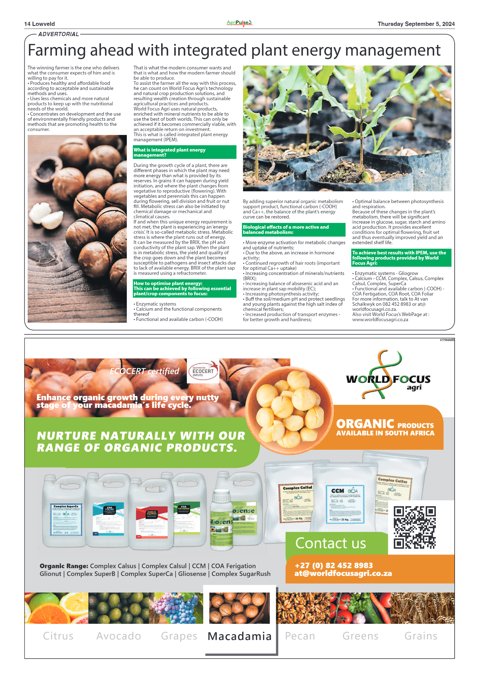 AgriPulse September 2024 page 14