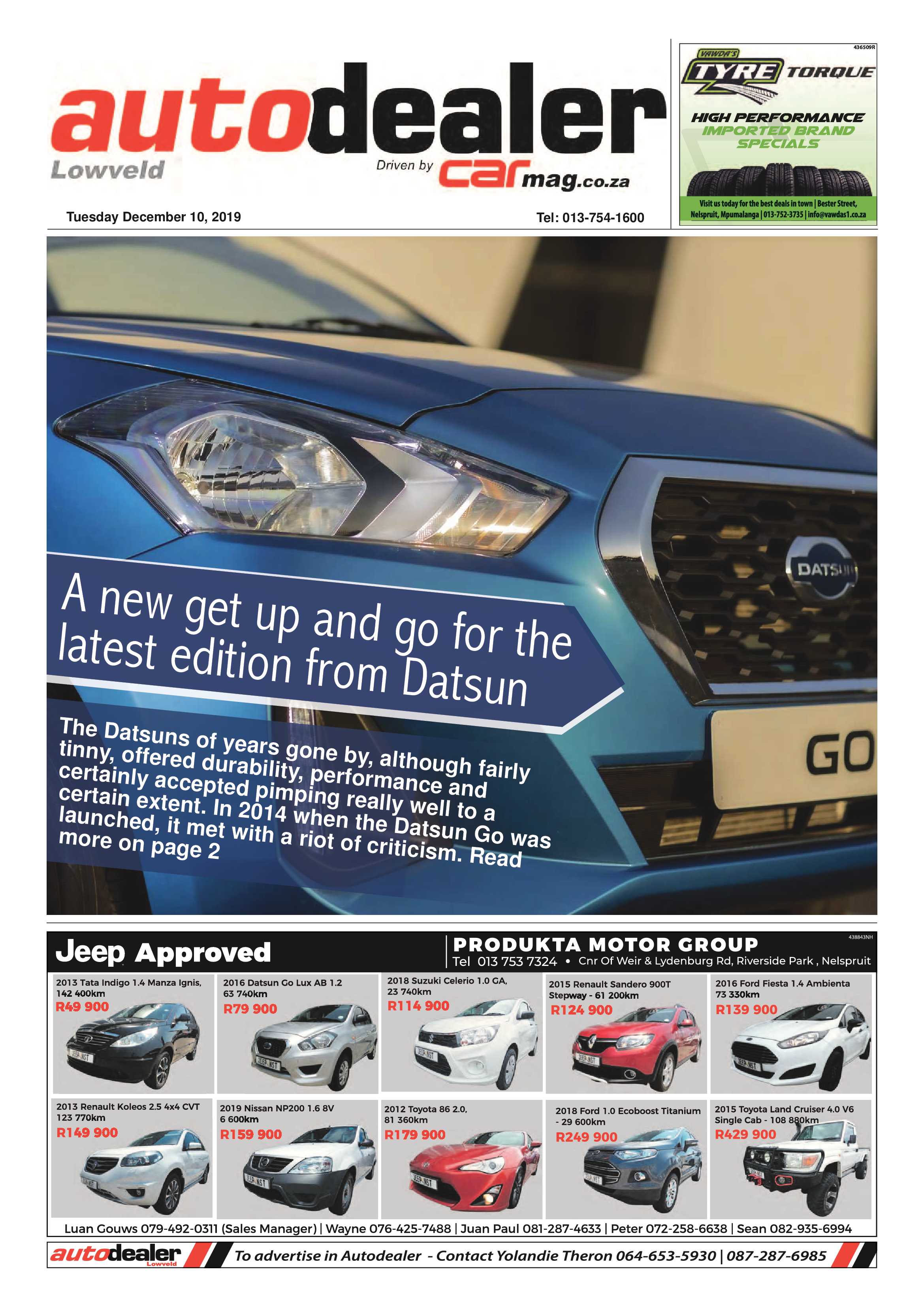 Autodealer 10 December 2019 page 1