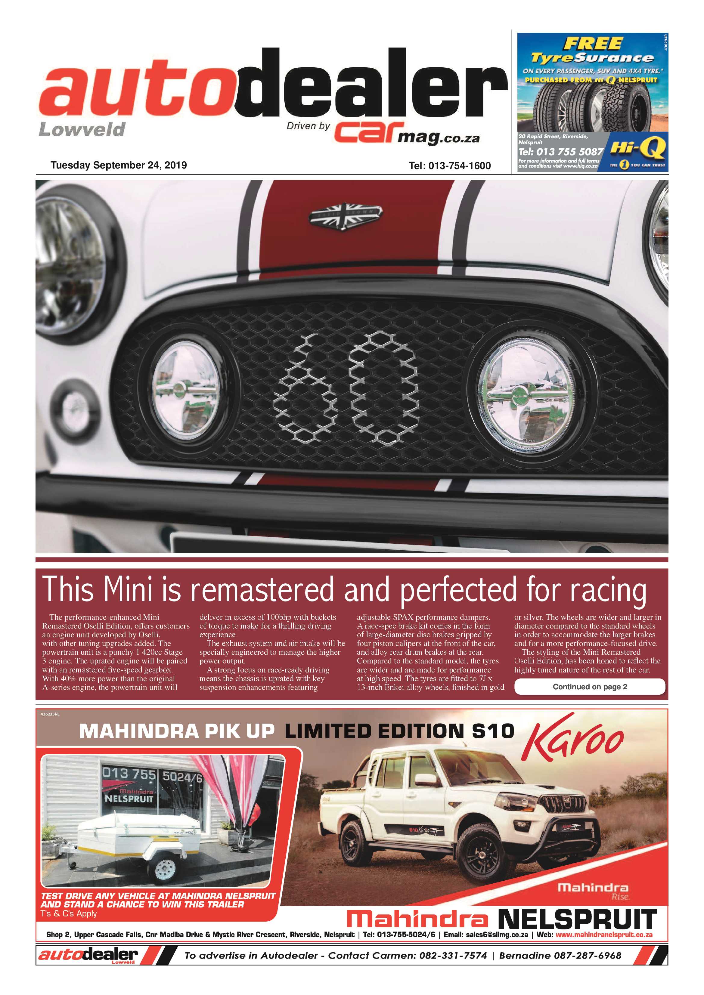 Autodealer 24 September 2019 page 1
