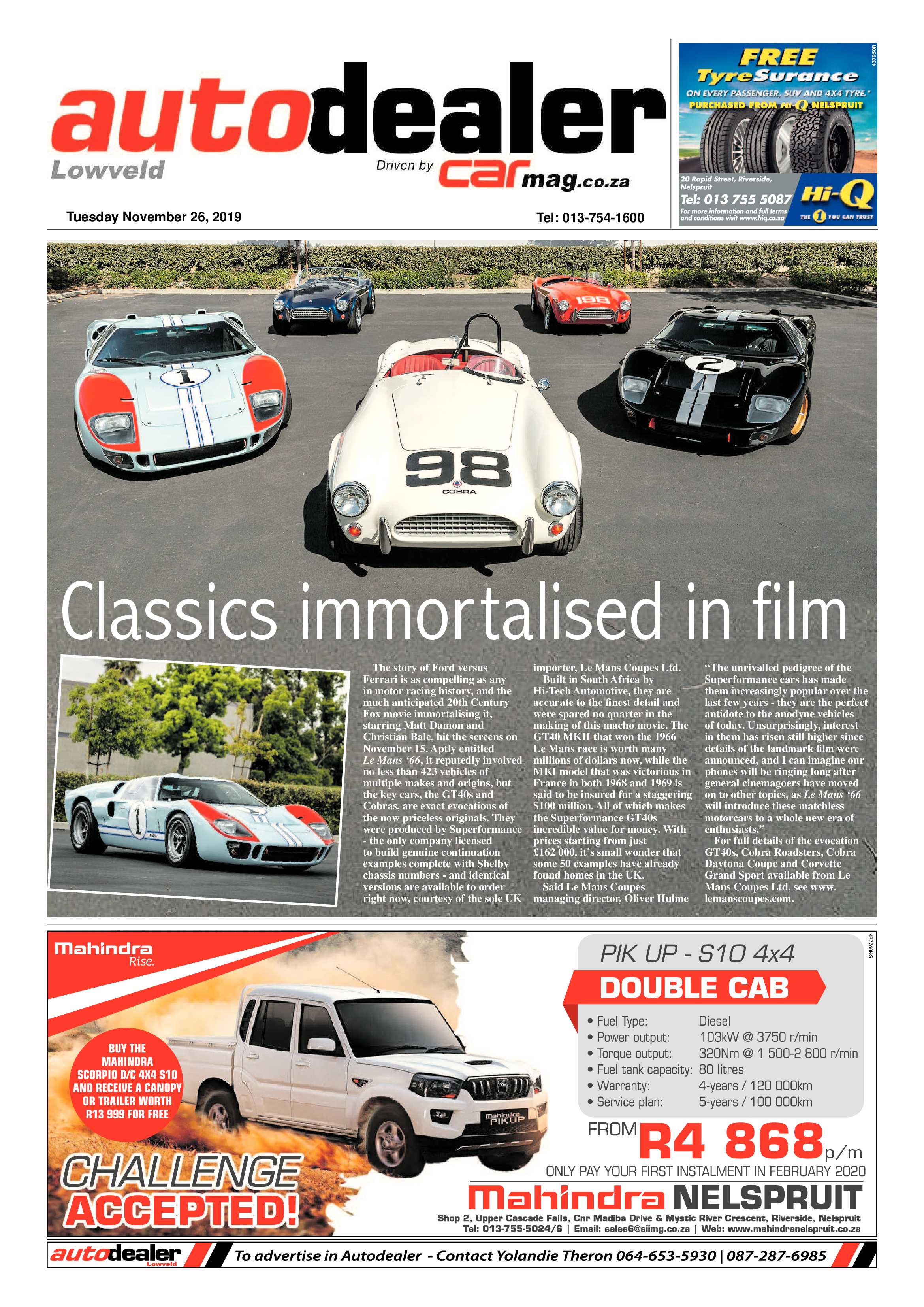 Autodealer 26 November 2019 page 1