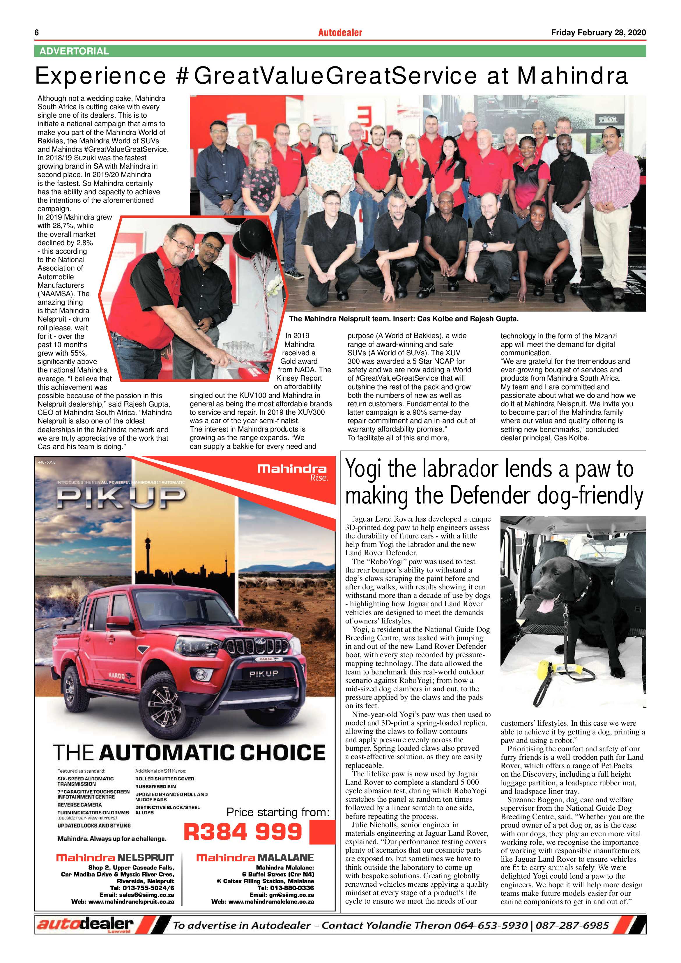 Auto Dealer 28 February 2020 page 6
