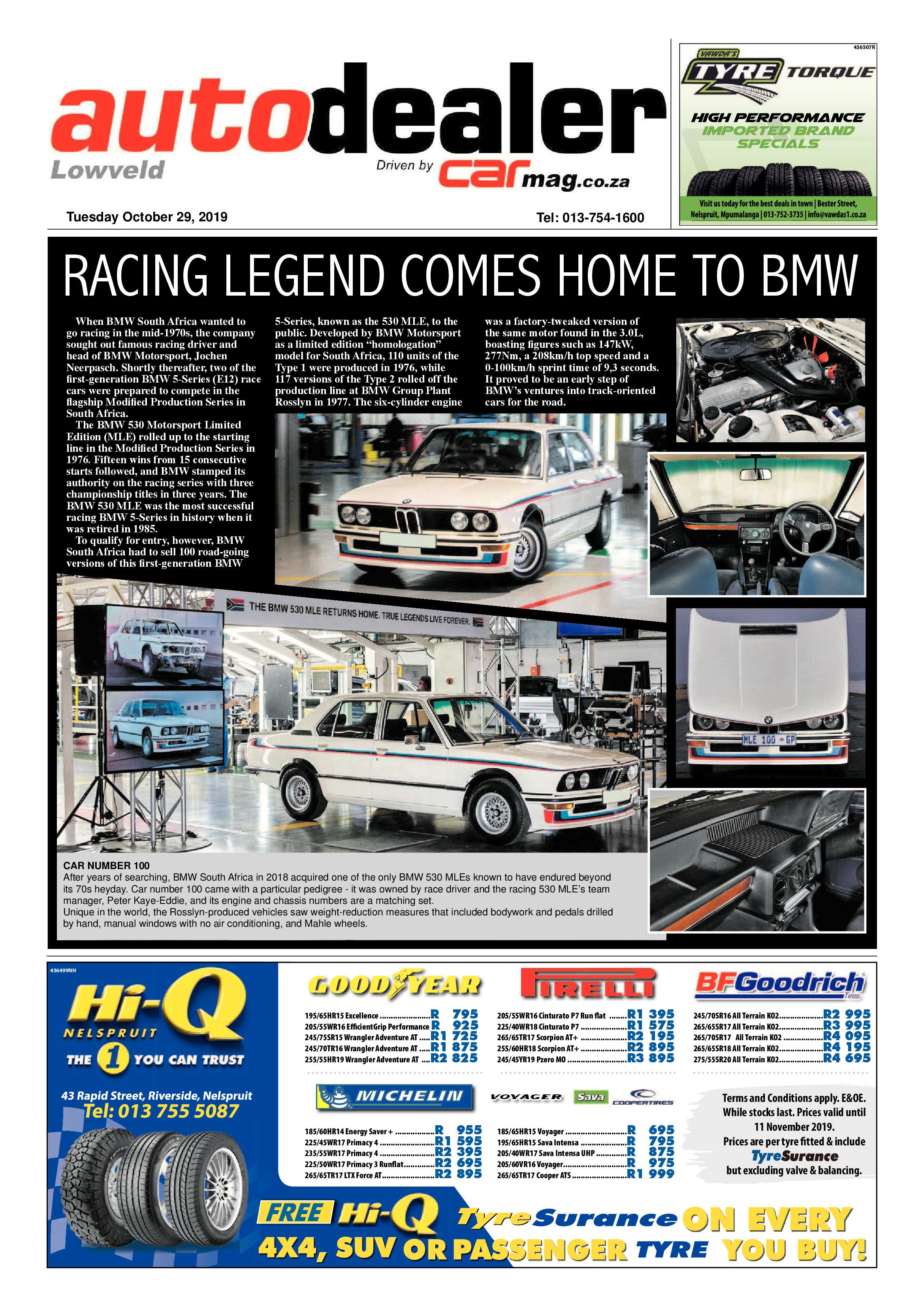 Autodealer 29 October 2019 page 1
