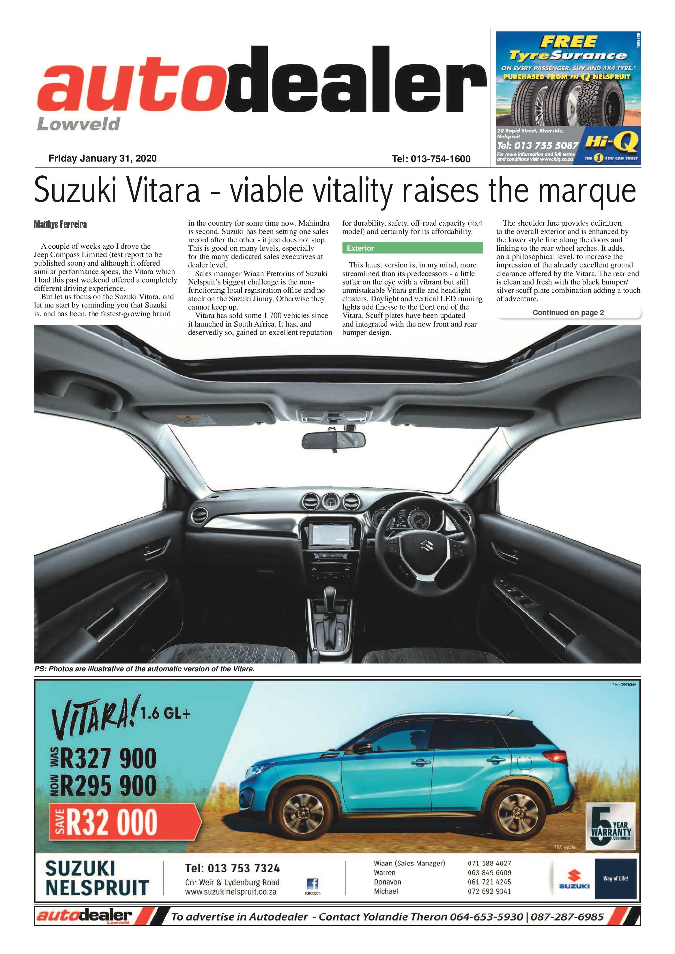 Autodealer 31 January 2020 page 1
