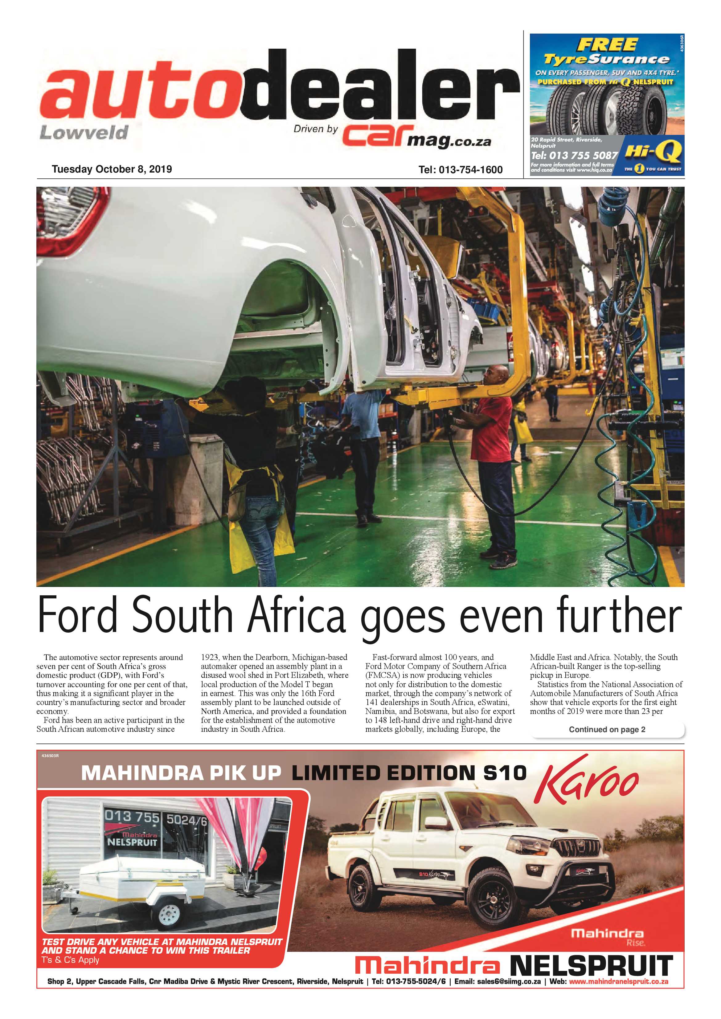 Autodealer 8 October 2019 page 1