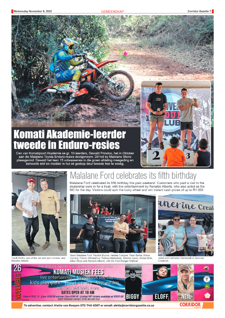 Corridor Gazette page 7