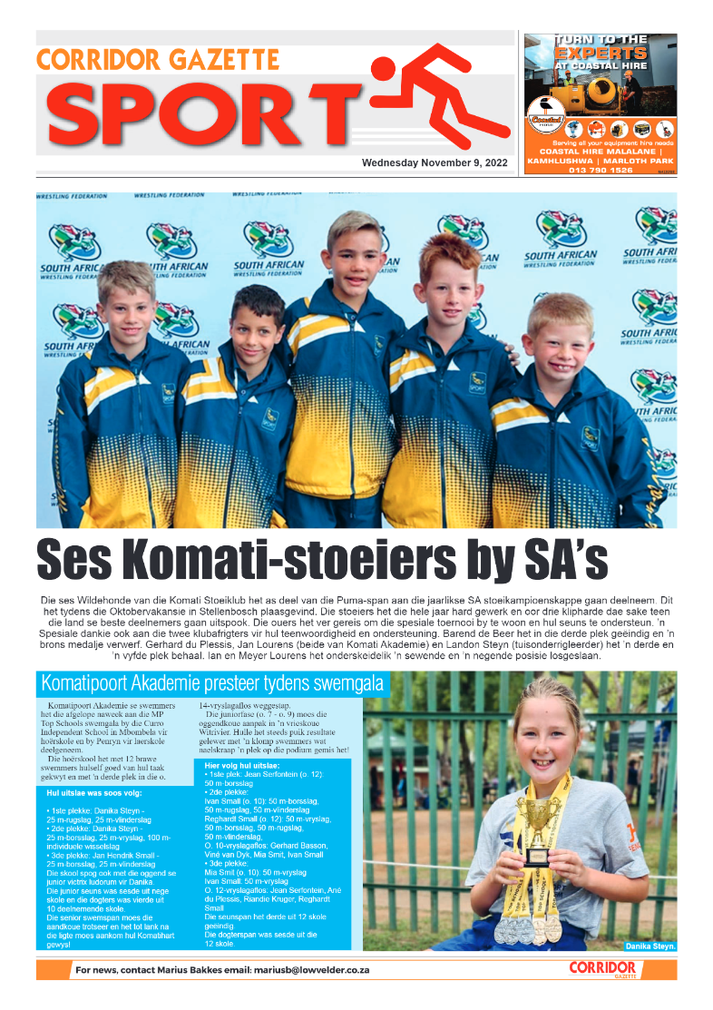 Corridor Gazette page 8