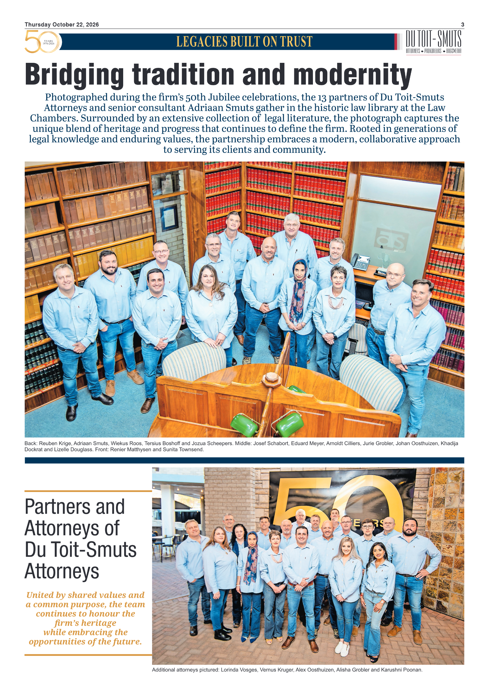 Du Toit-Smuts 50th anniversary page 3