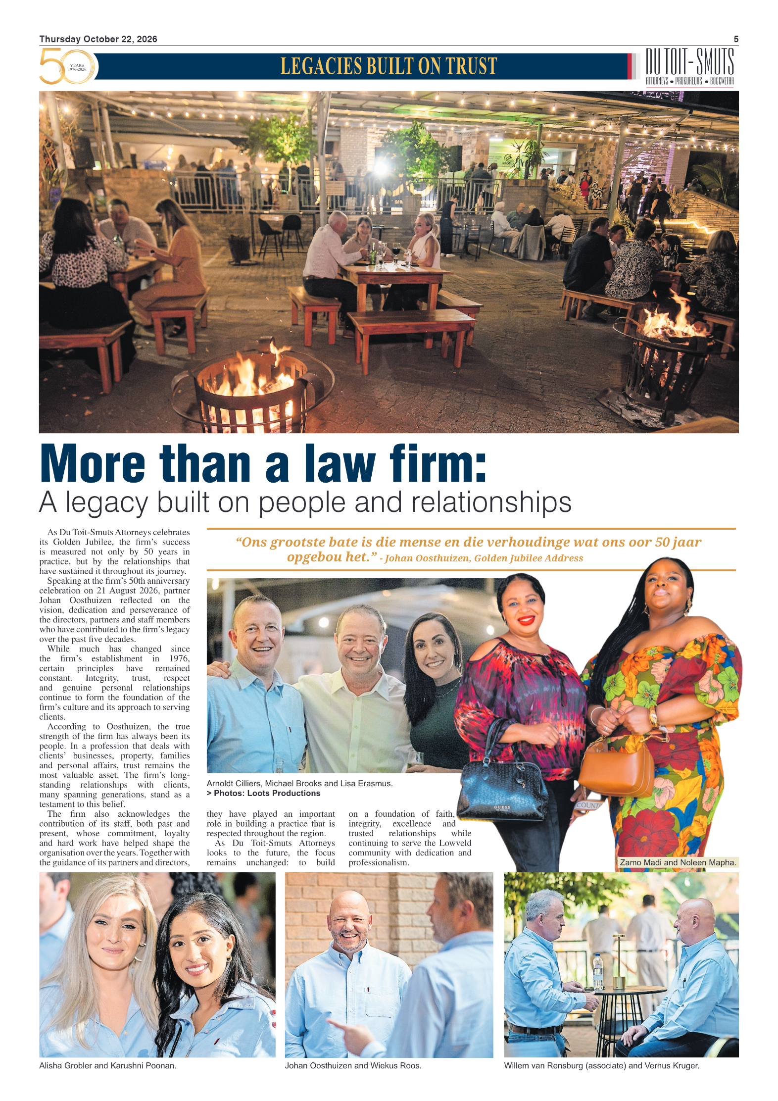 Du Toit-Smuts 50th anniversary page 5