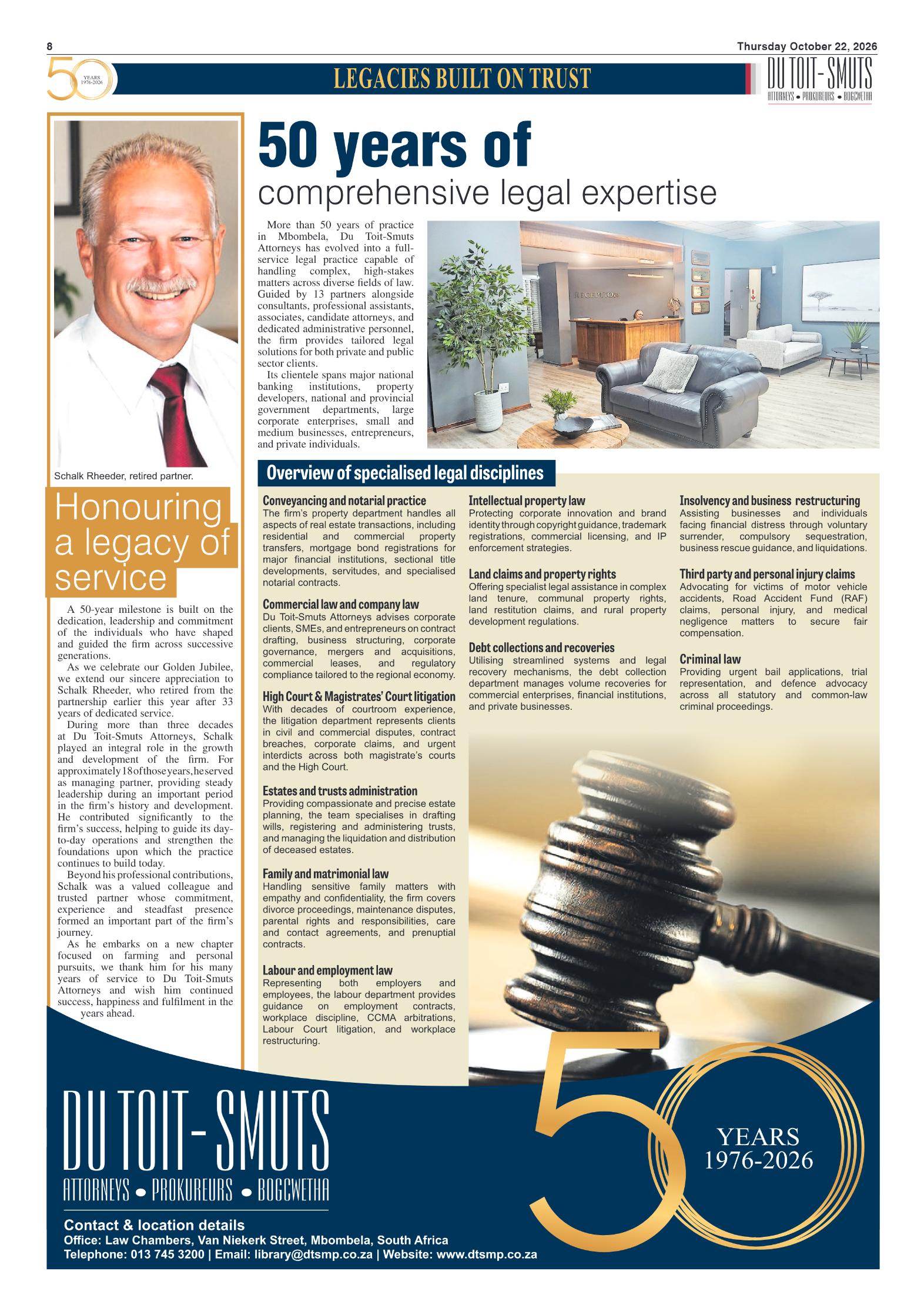Du Toit-Smuts 50th anniversary page 8