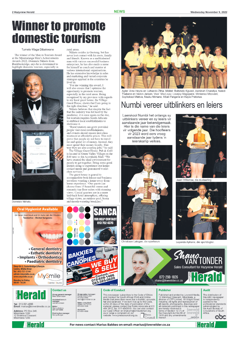 Hazyview Herald page 2