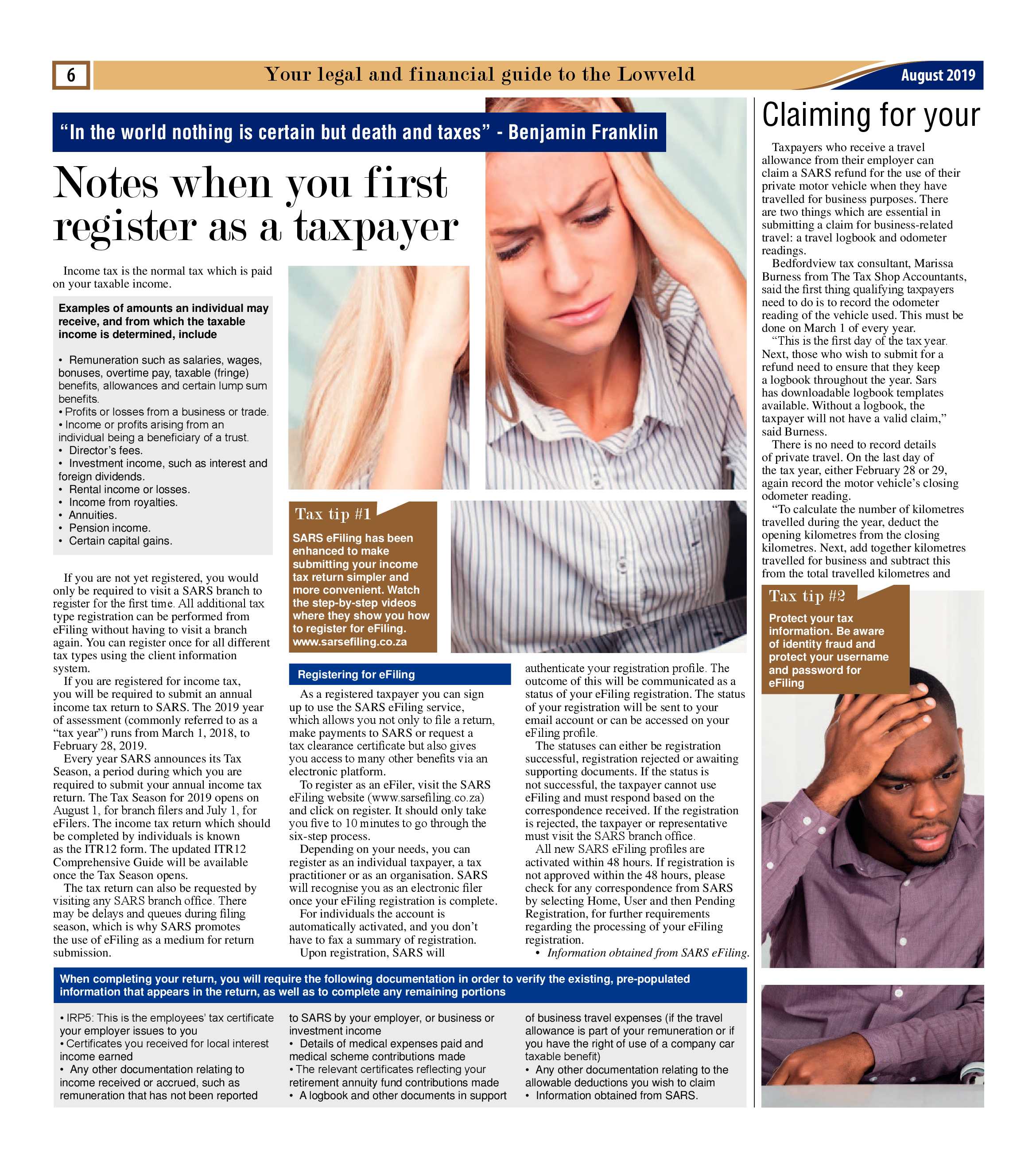 LAW Supplement 2019 page 6