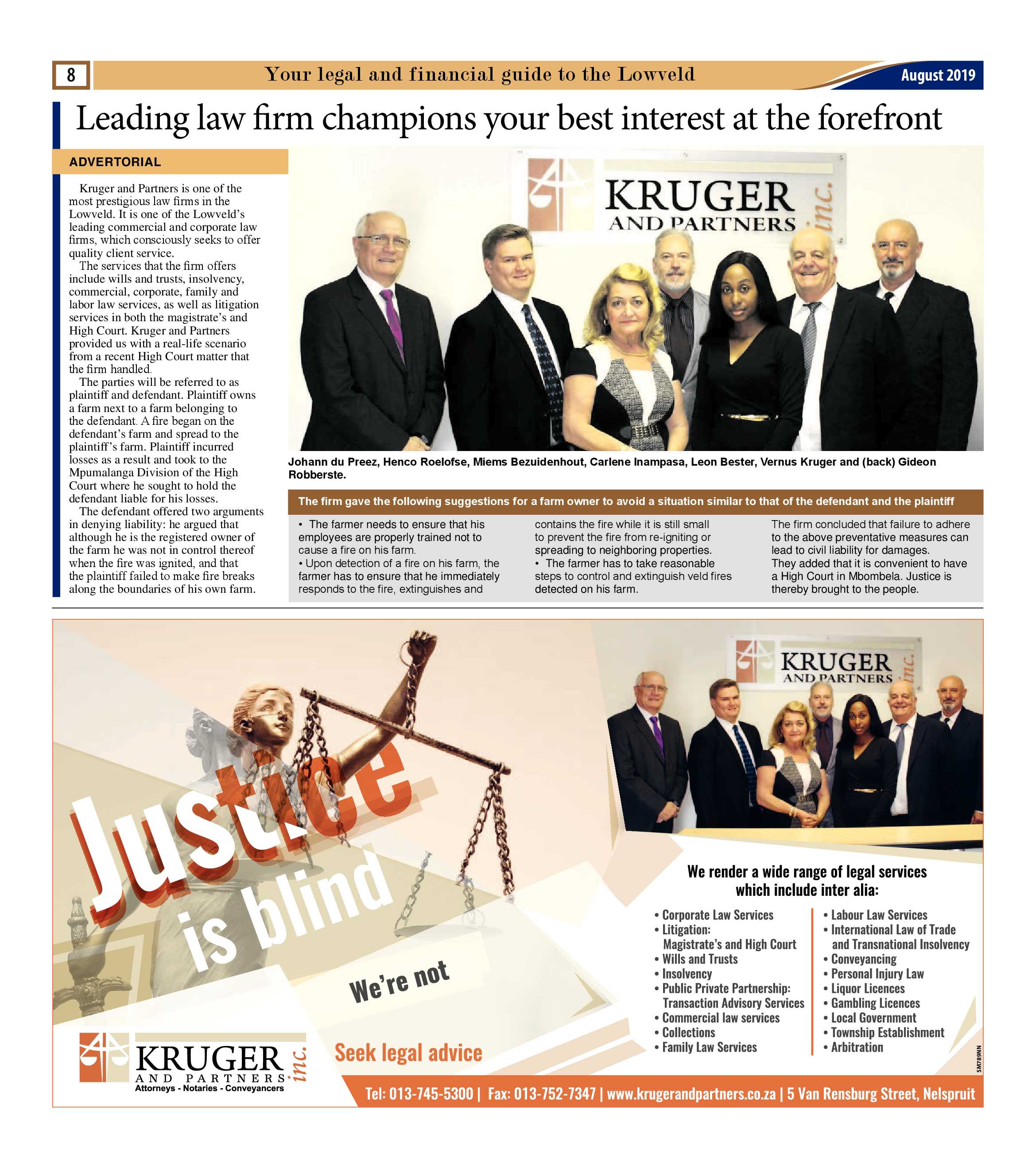 LAW Supplement 2019 page 8