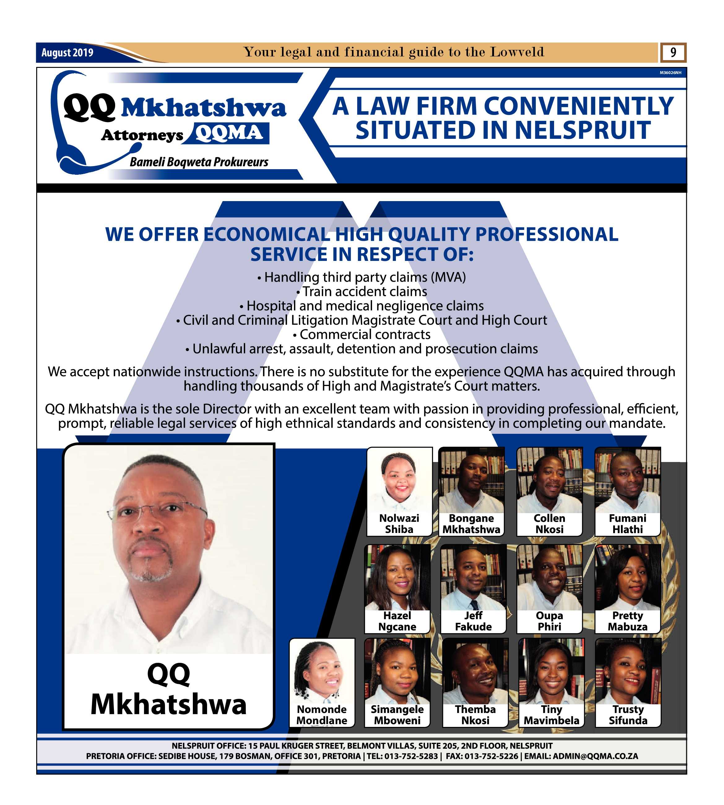 LAW Supplement 2019 page 9