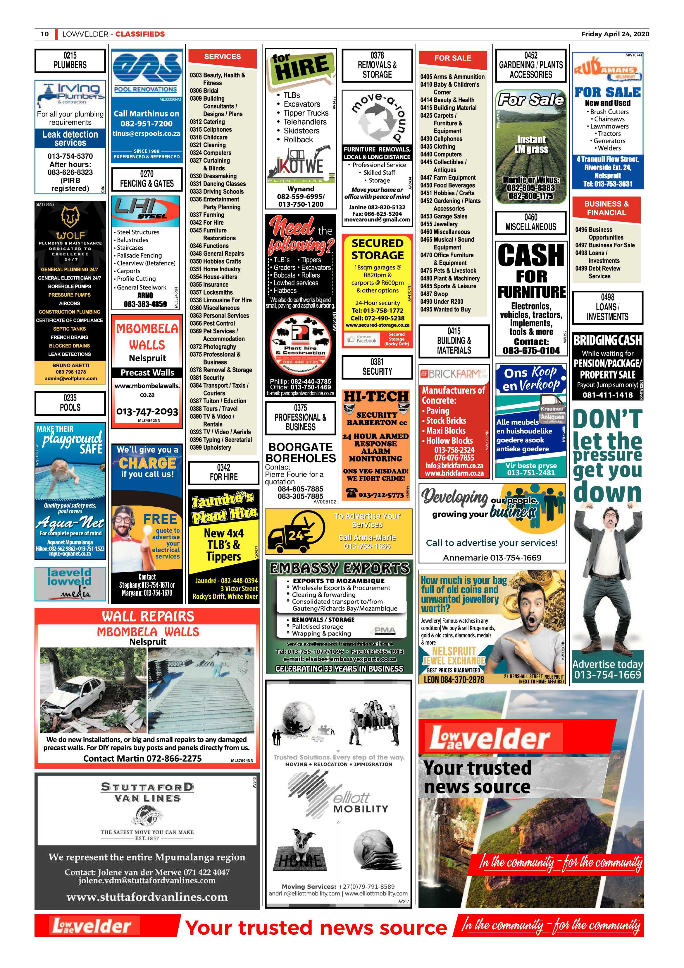 Lowvelder 24 April 2020 page 10