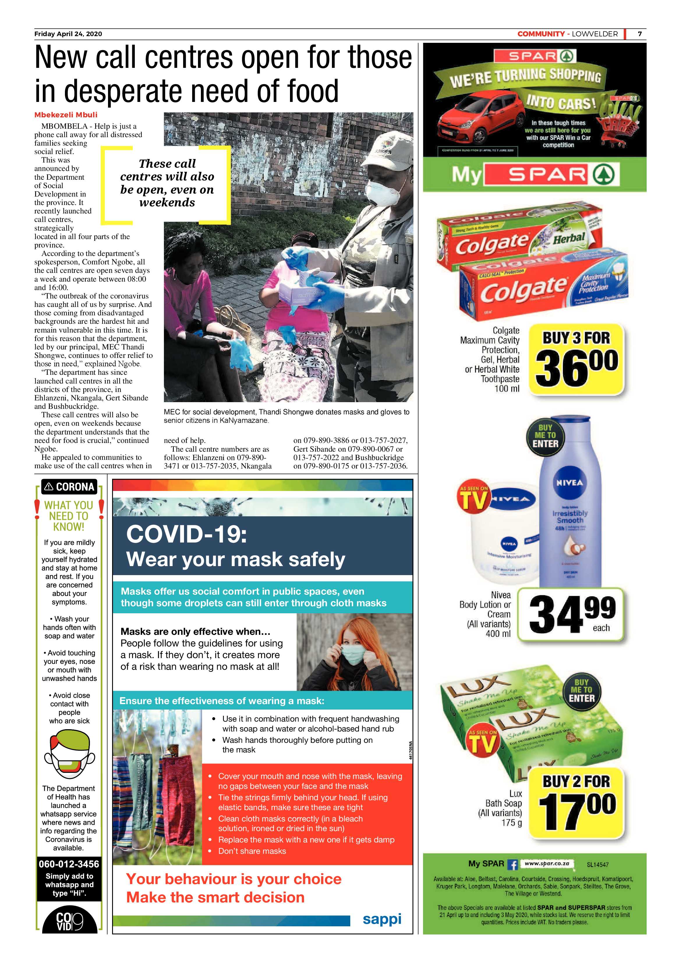 Lowvelder 24 April 2020 page 7