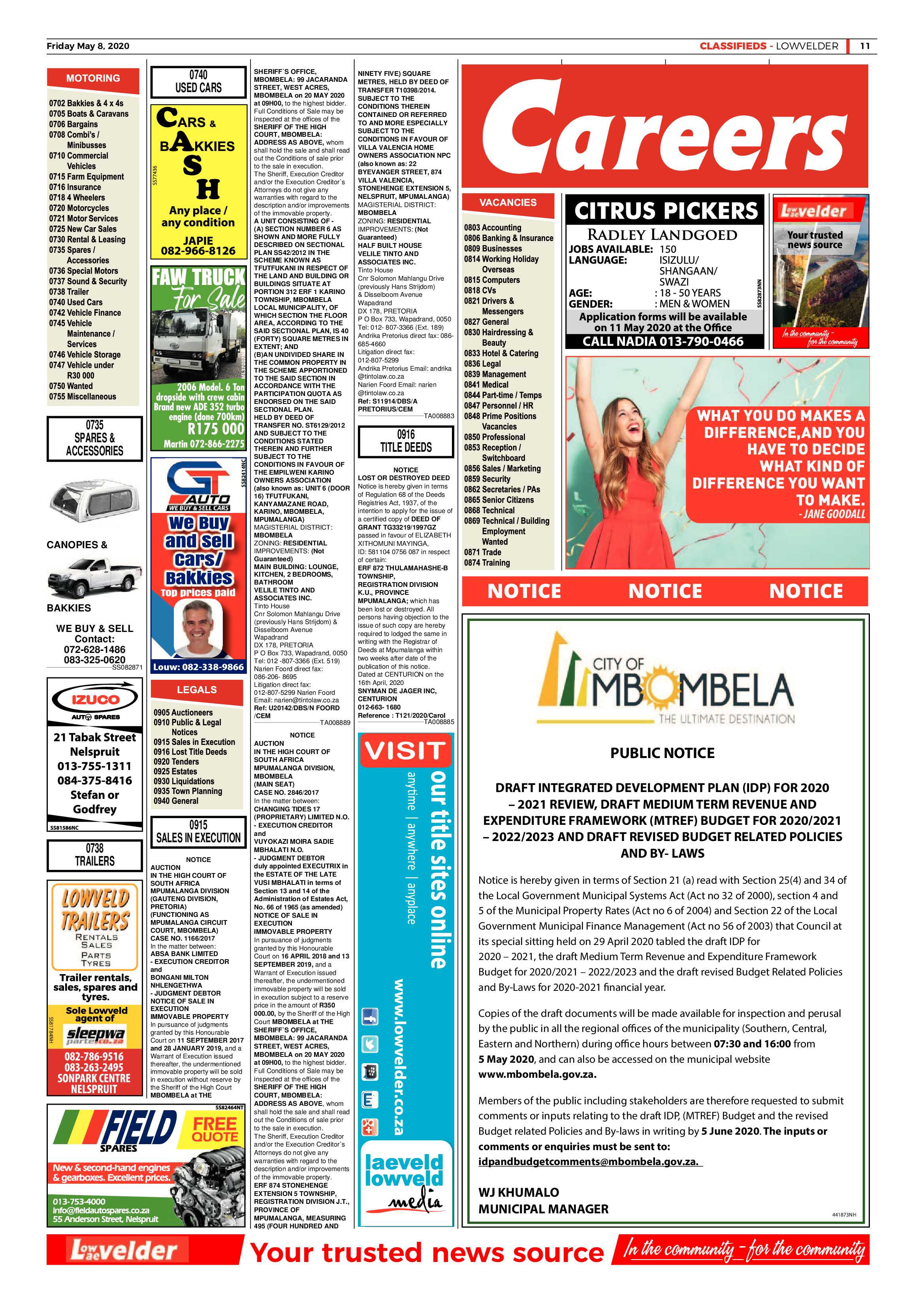 Lowvelder 8 May 2020 page 11