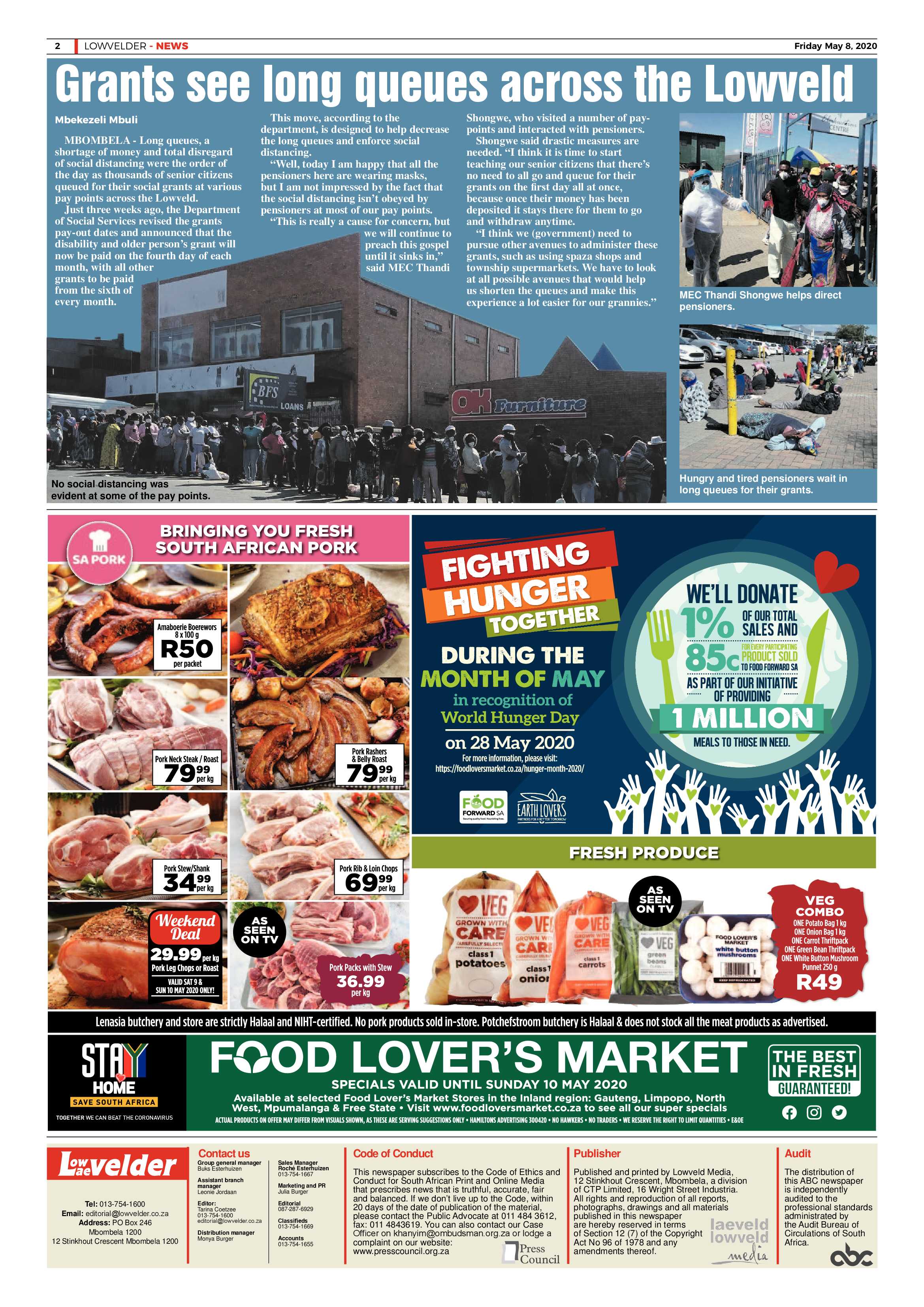 Lowvelder 8 May 2020 page 2