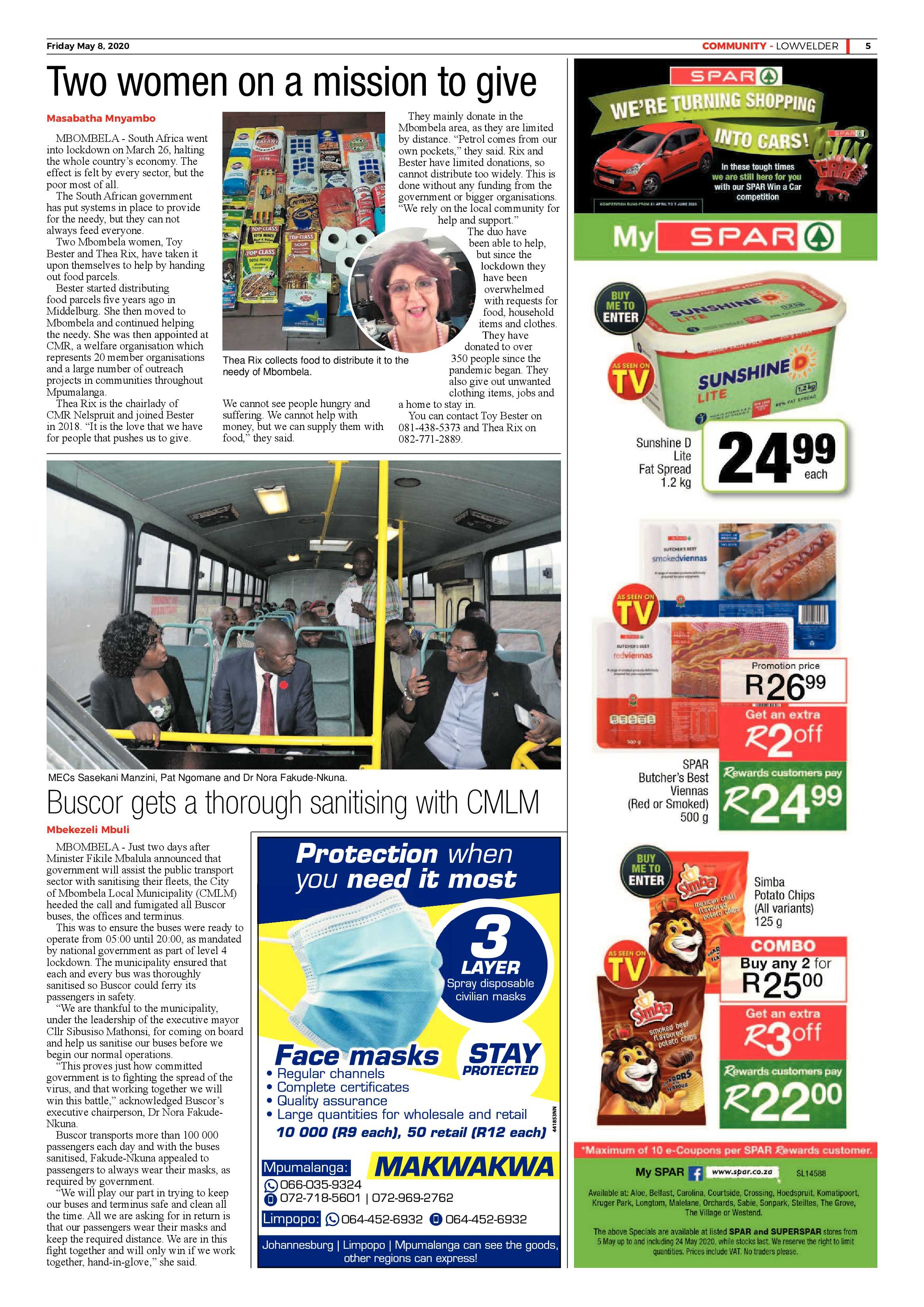 Lowvelder 8 May 2020 page 5