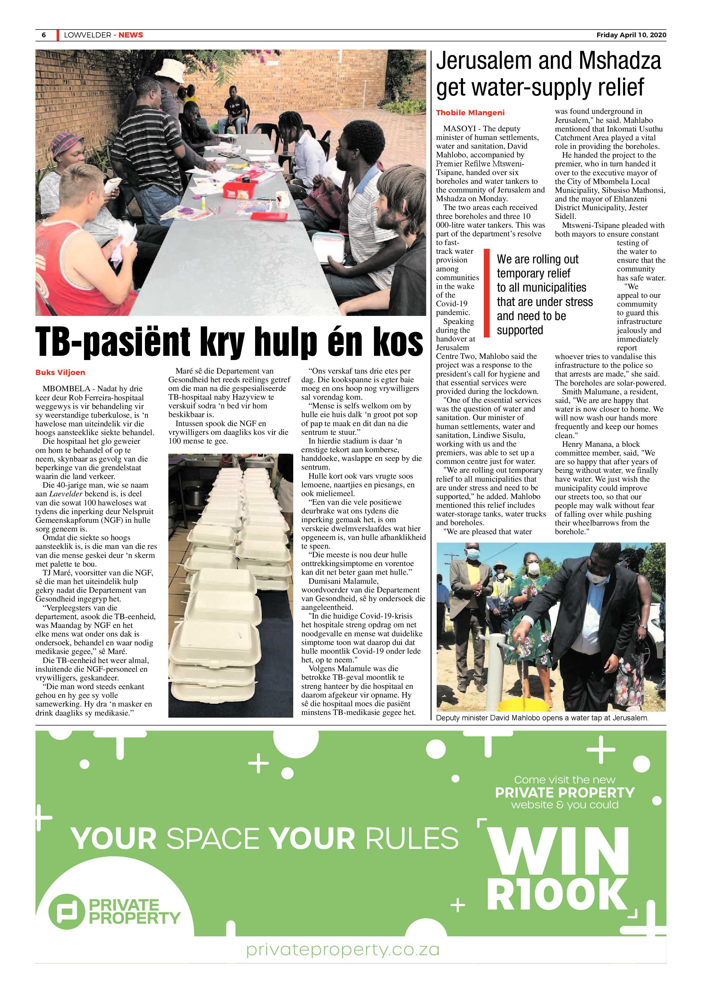 Lowvelder Friday 10 April 2020 page 6