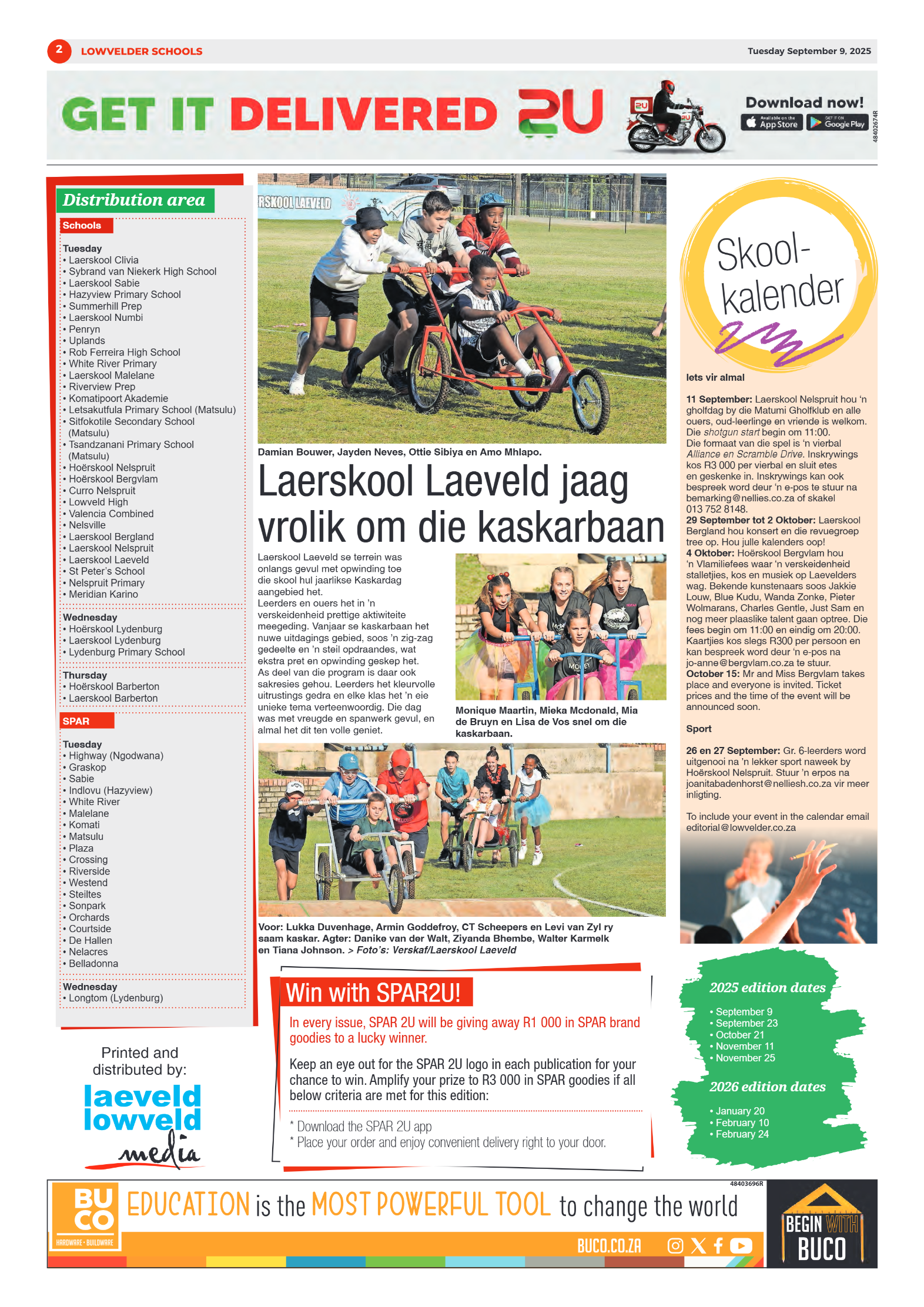 Lowvelder Schools 09 September 2025 page 2