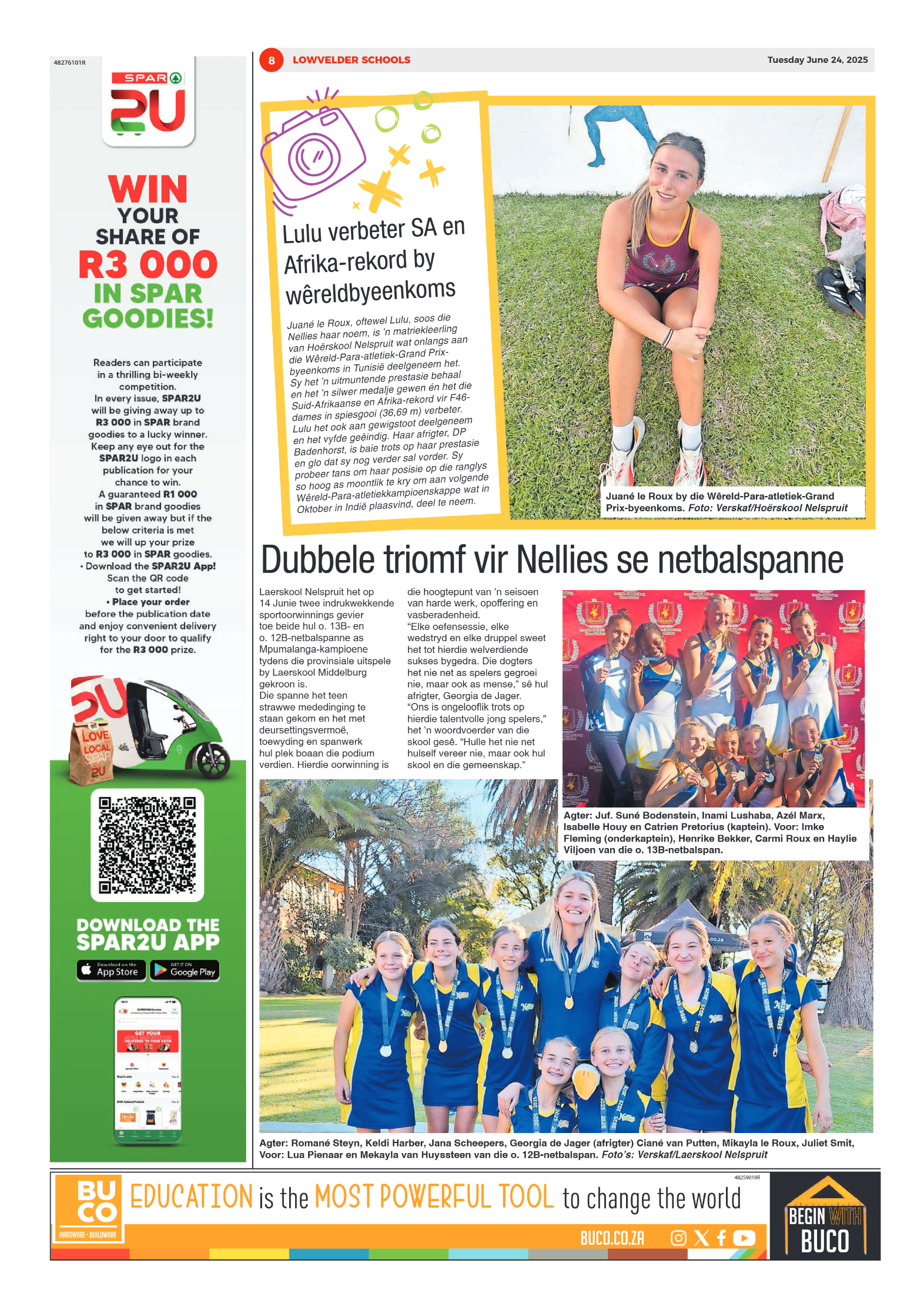 Lowvelder Schools 24 June 2025 page 8