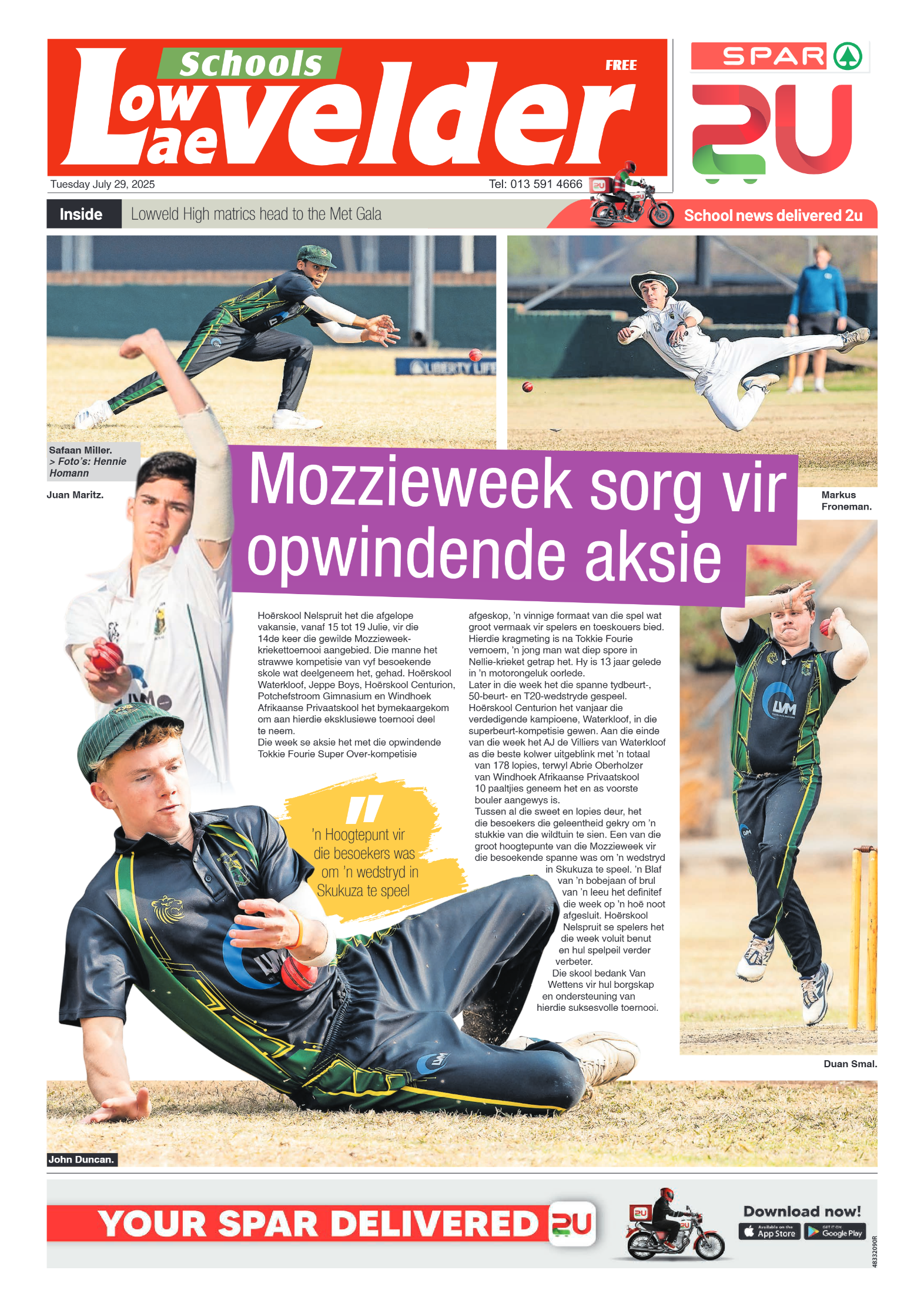 Lowvelder SCHOOLS 29 July 2025 page 1