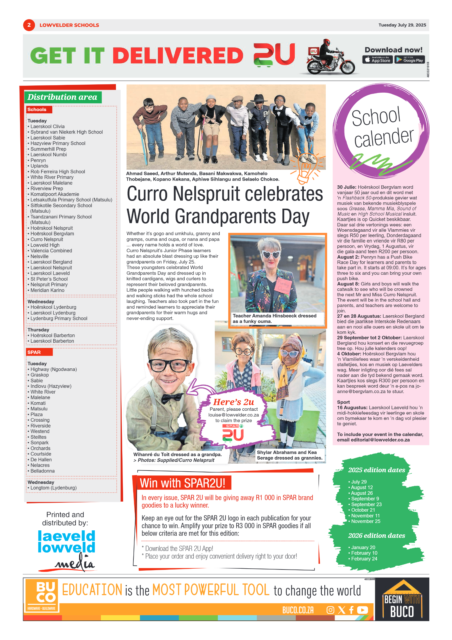 Lowvelder SCHOOLS 29 July 2025 page 2