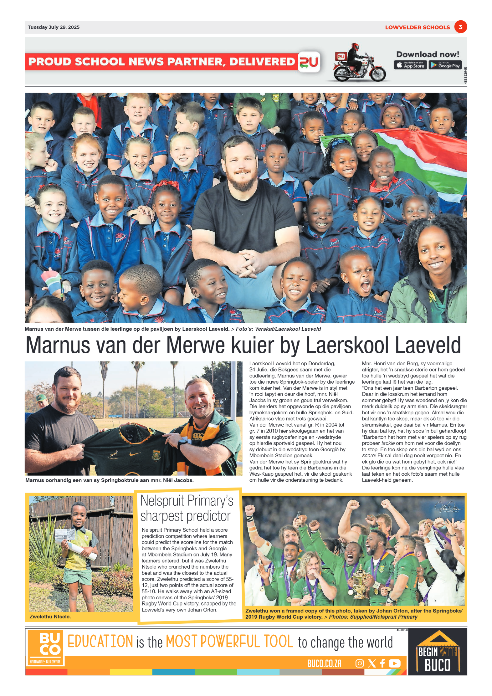 Lowvelder SCHOOLS 29 July 2025 page 3