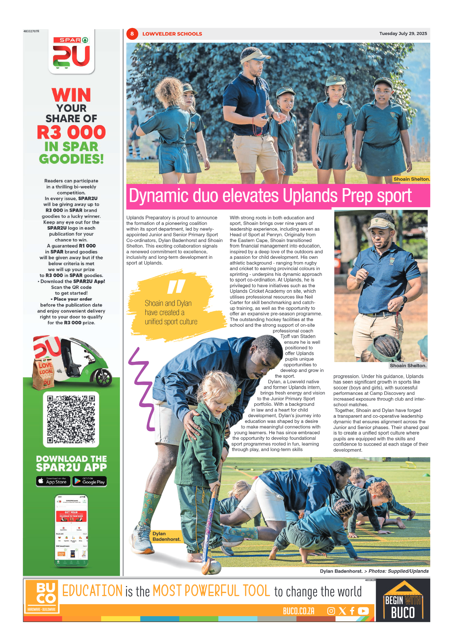 Lowvelder SCHOOLS 29 July 2025 page 8